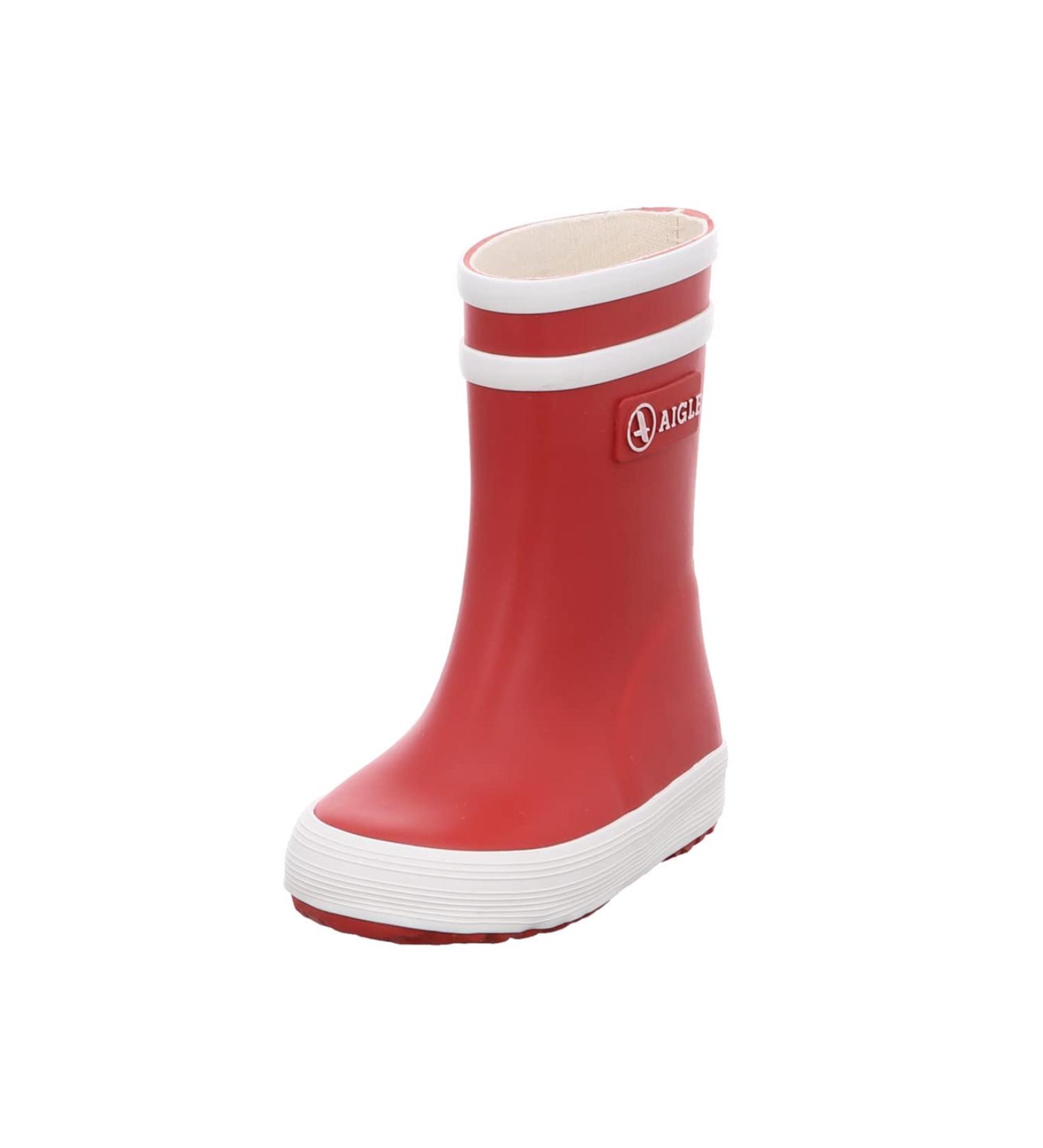 Aigle Unisex Kid's Baby Flac Wellington Boots 4.5 UK Child - Red Rouge - New 001 - Buy Online on GoSupps.com