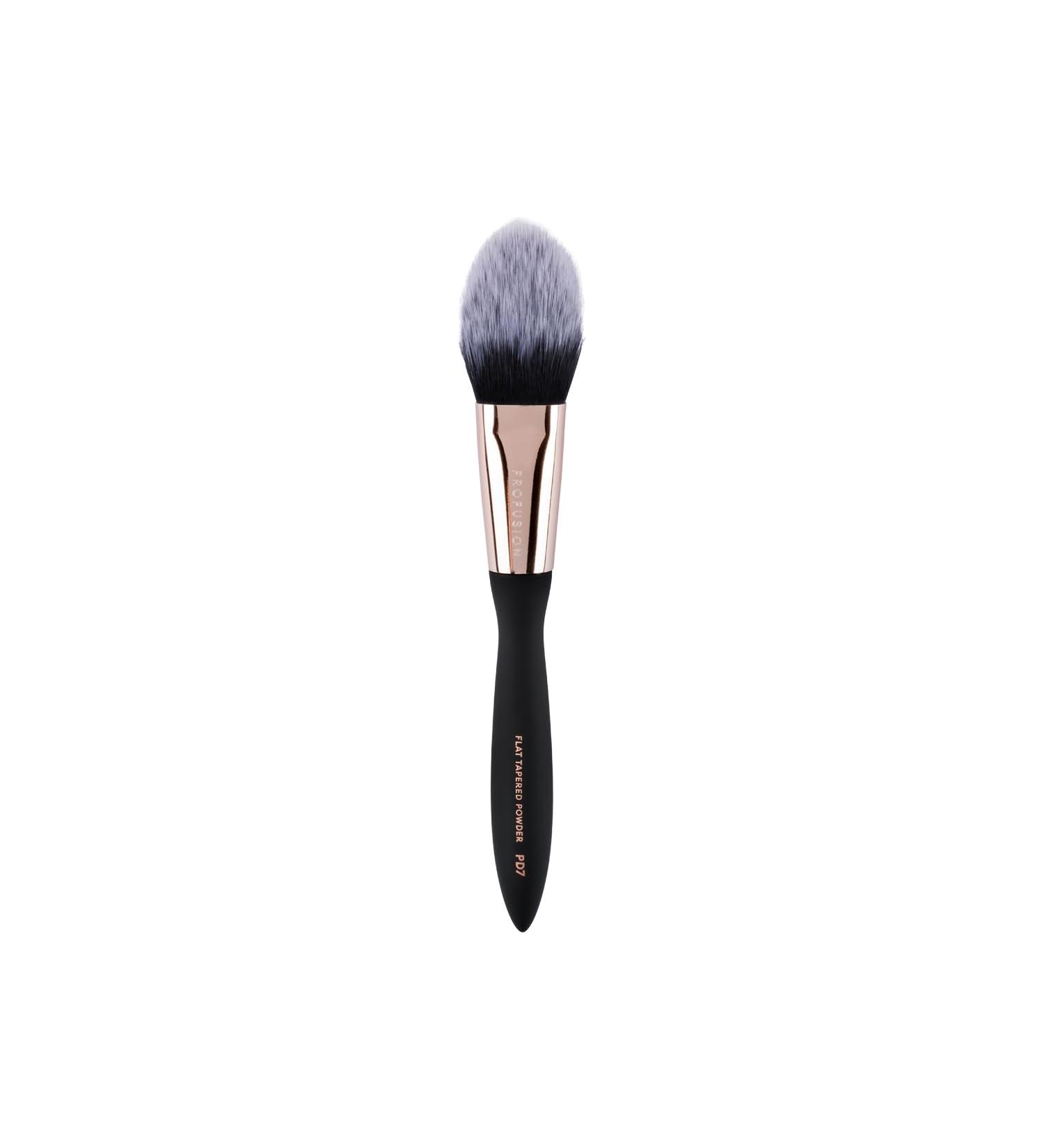 Profusion Cosmetics Artistry Series Flat Tapered Powder Brush Luxurious and Soft Touch Matte Finish With Waved Handle and Optimum Grip for Lightweight Balance Vegan and Cruelty Free