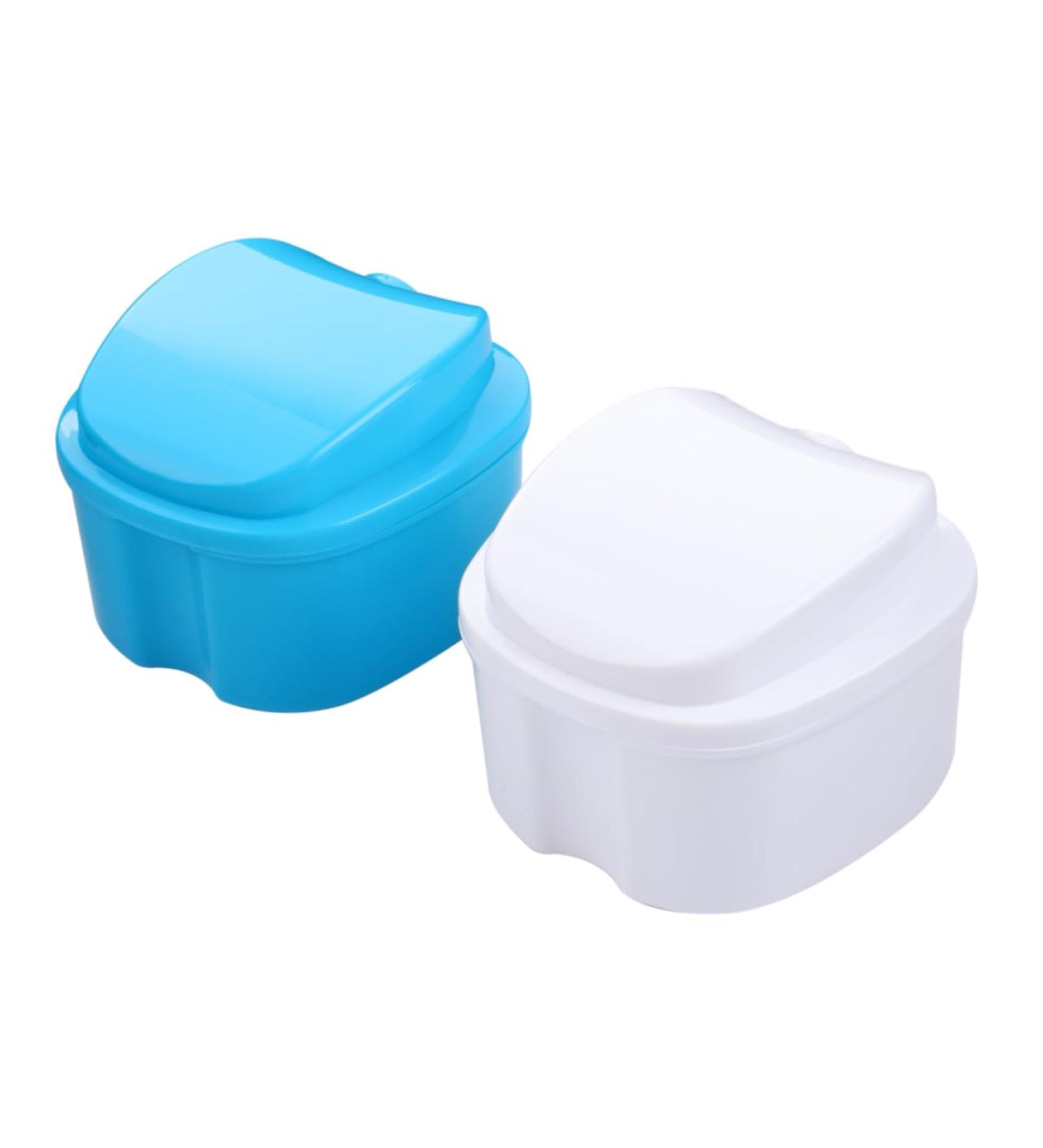 Lurrose Prosthesis Box - 2er Container for Denture Soaking & Mouth Protection | International Shipping Available - Buy Online on GoSupps.com