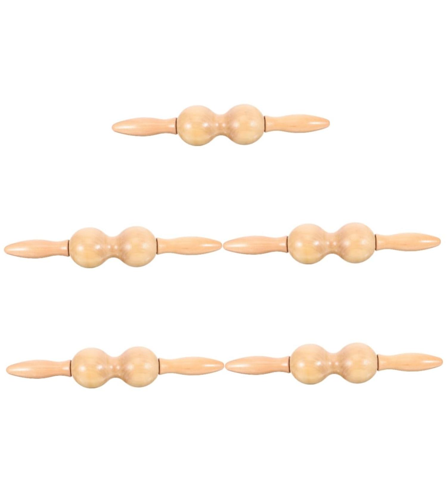 Toddmomy 5-St Meridian Massage Device - Leg & Body Fascia Roller Tab Manual Muscle Acupressure Tools Unique 31x6cm Design International Shipping - Buy Online on GoSupps.com