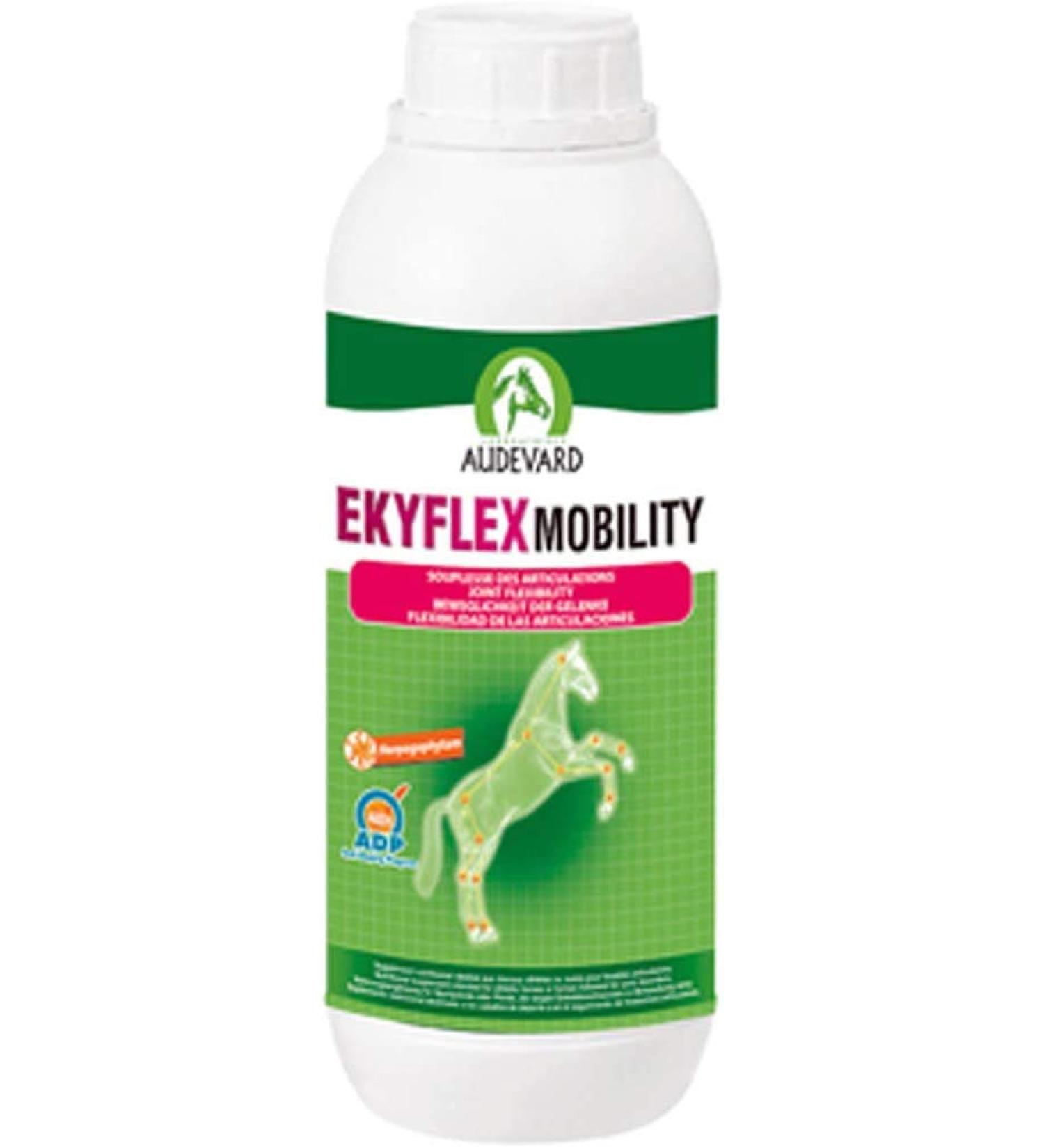AUDEVARD EKYFLEX Mobility |1 L |Supplementary feed for horses |Can help support the joints and mobility |With devil claw and hyaluronic acid