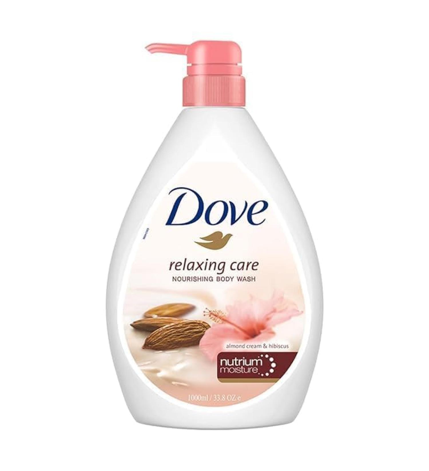 Do.vee Relaxing Almond Cream Body Wash with Hibiscus - 1L Moisturizing Shower Gel for Soft Skin | Gentle Cleanser with Naturally Derived Ingredients - Buy Online on GoSupps.com