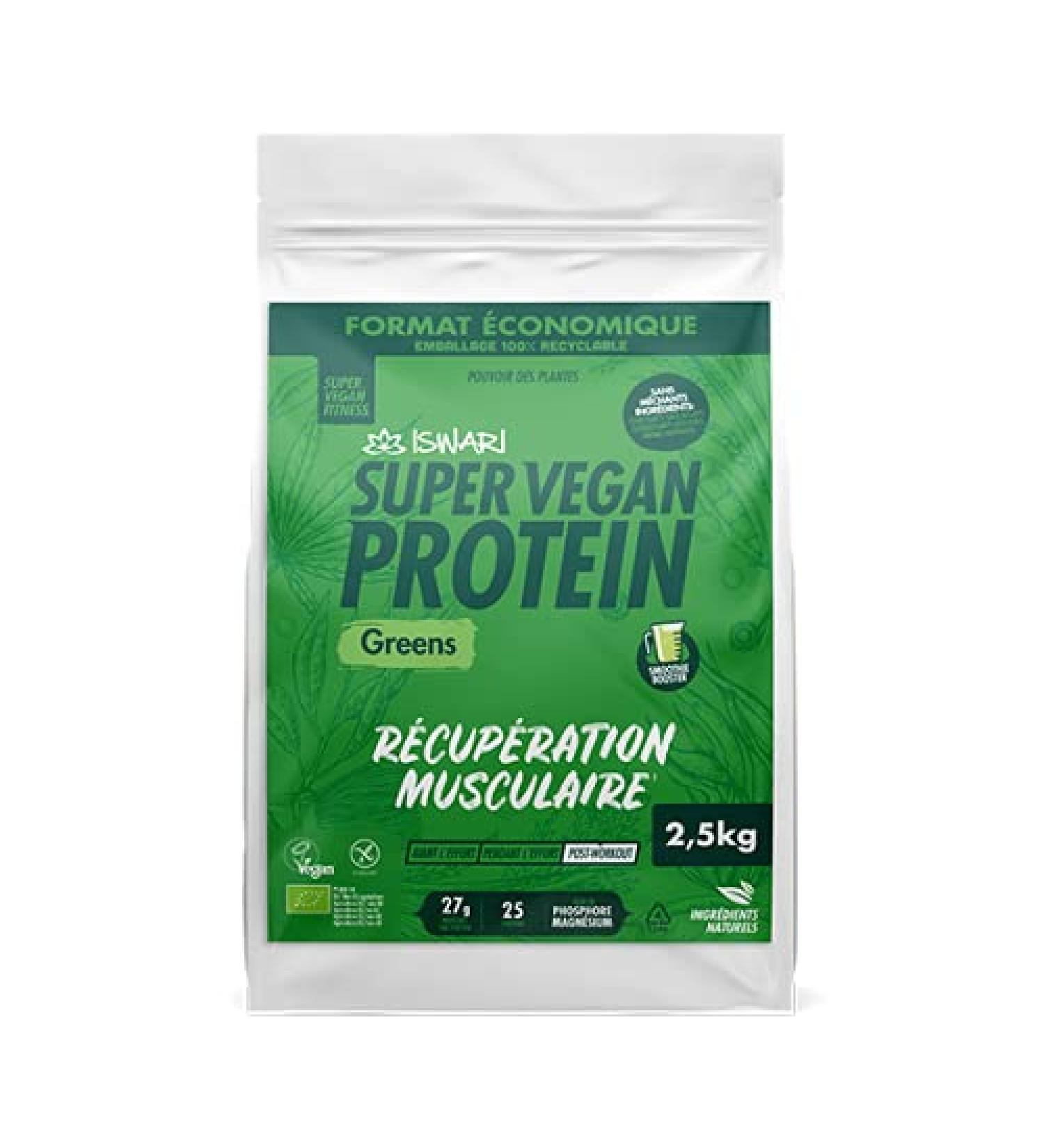 Super Vegan Protein Greens Iswari (2.5 kg) - Buy Online on GoSupps.com