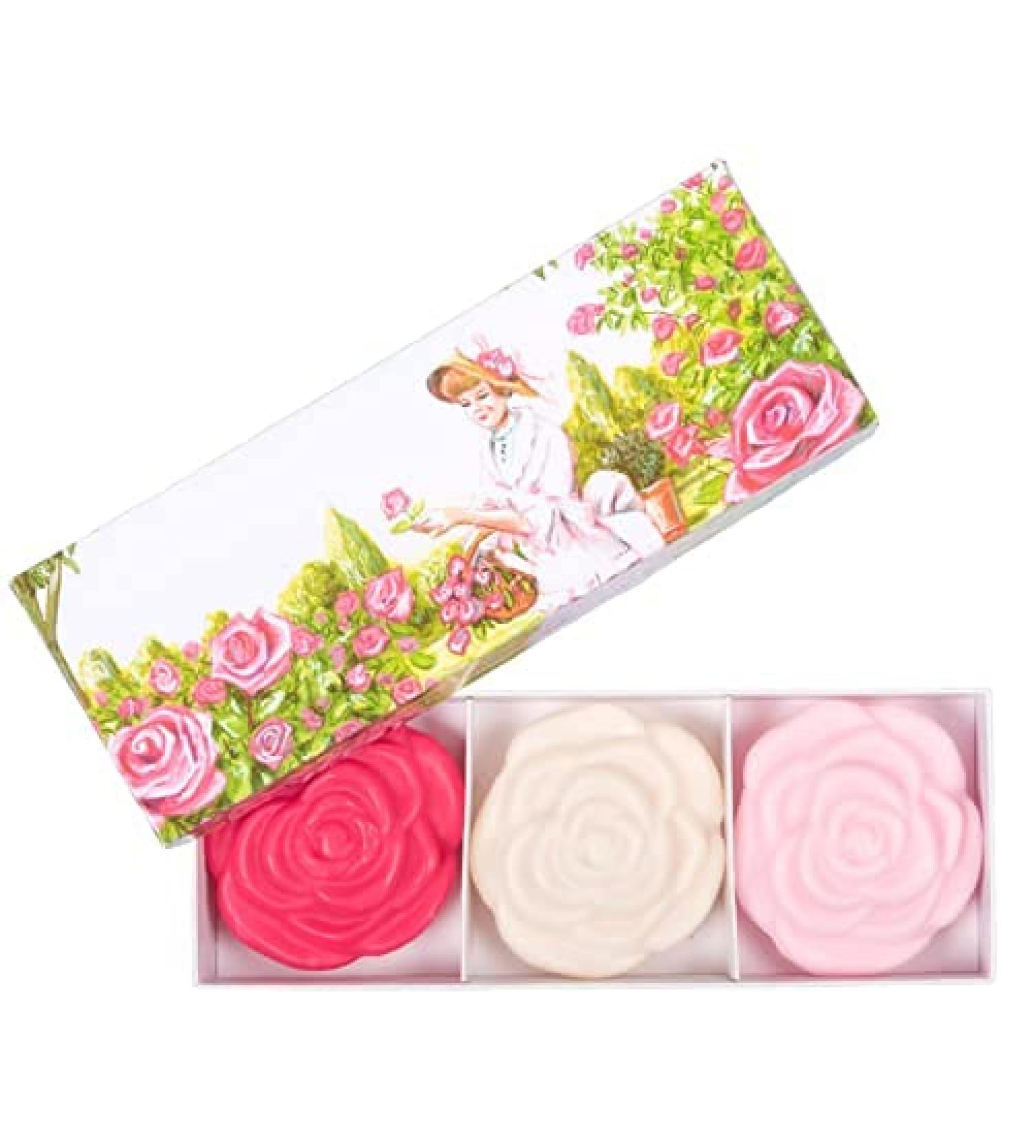 BARBACADO Gift Set of 3 Pink Soaps 100g soap gift set soap gift pink soap gift for women