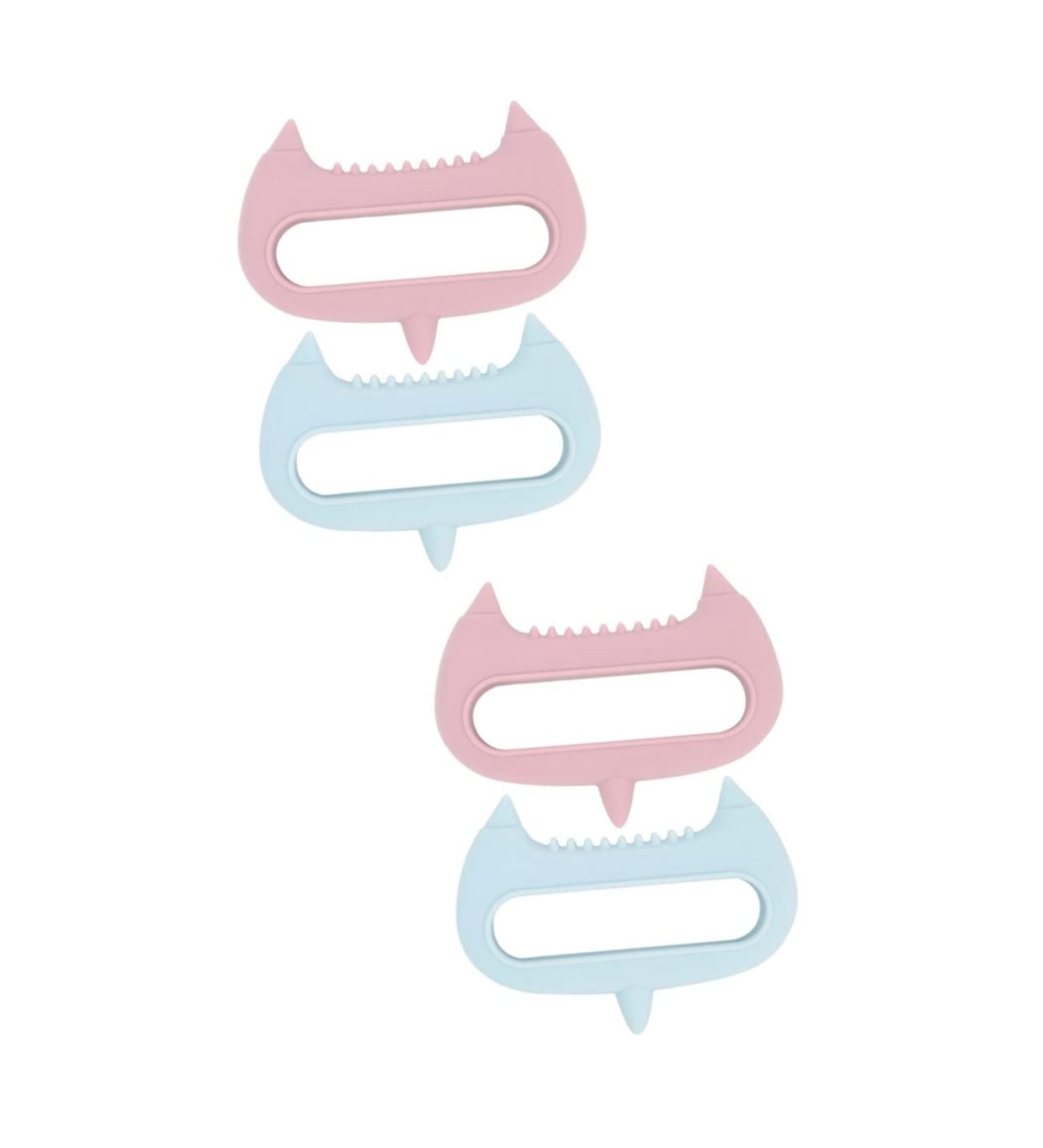 Ultechnovo 4-Piece Acupunctive Massage Set - Compact Silicone Gua Sha Comb & Scalp Massager for Spa Wellness - Buy Online on GoSupps.com