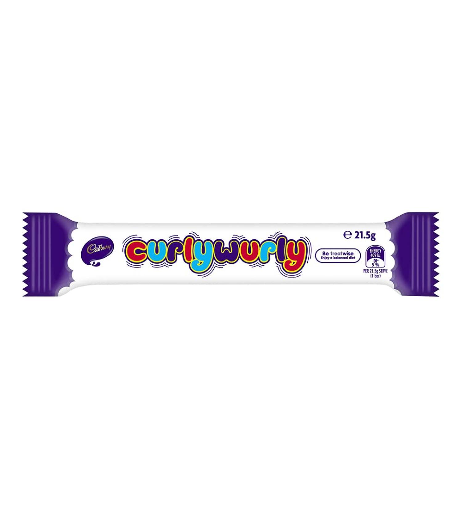 Cadbury Curly Wurly Chocolate Bar (511g total) - Pack of 24 - Buy Online on GoSupps.com