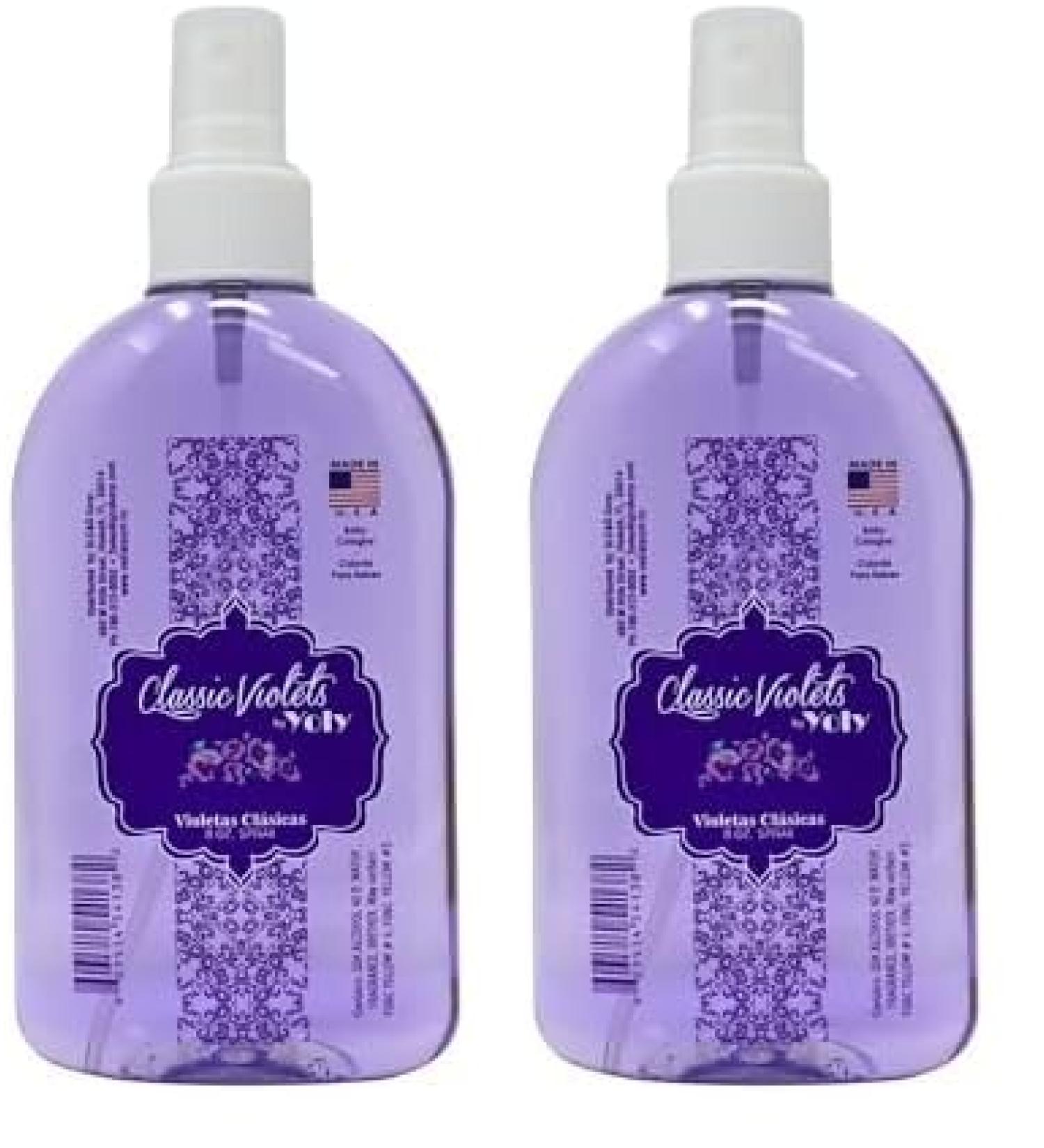 YOLY Classic Violets Cologne 8 Fl Oz Long-Lasting Traditional Scent Ideal for Babies & Adults Refreshing Floral Fragrance (Pack of 2) 8 Fl Oz (Pack of 2) - Buy Online on GoSupps.com