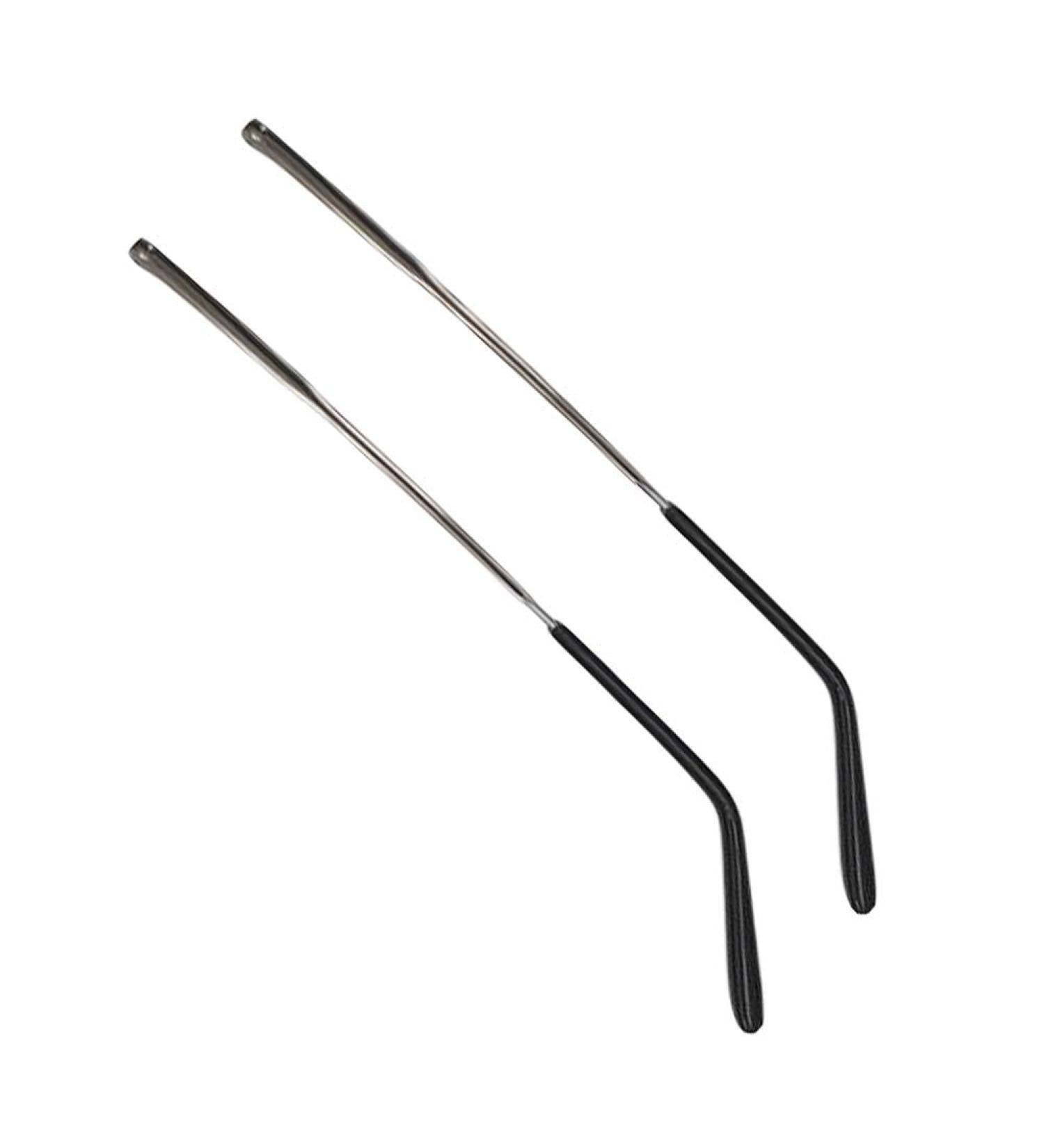 Ygnjh Replacement Legs for Glasses - Metal Sunglass Repair Parts - Gray 1 Pair Double Tooth Spacing 1mm - Buy Online on GoSupps.com