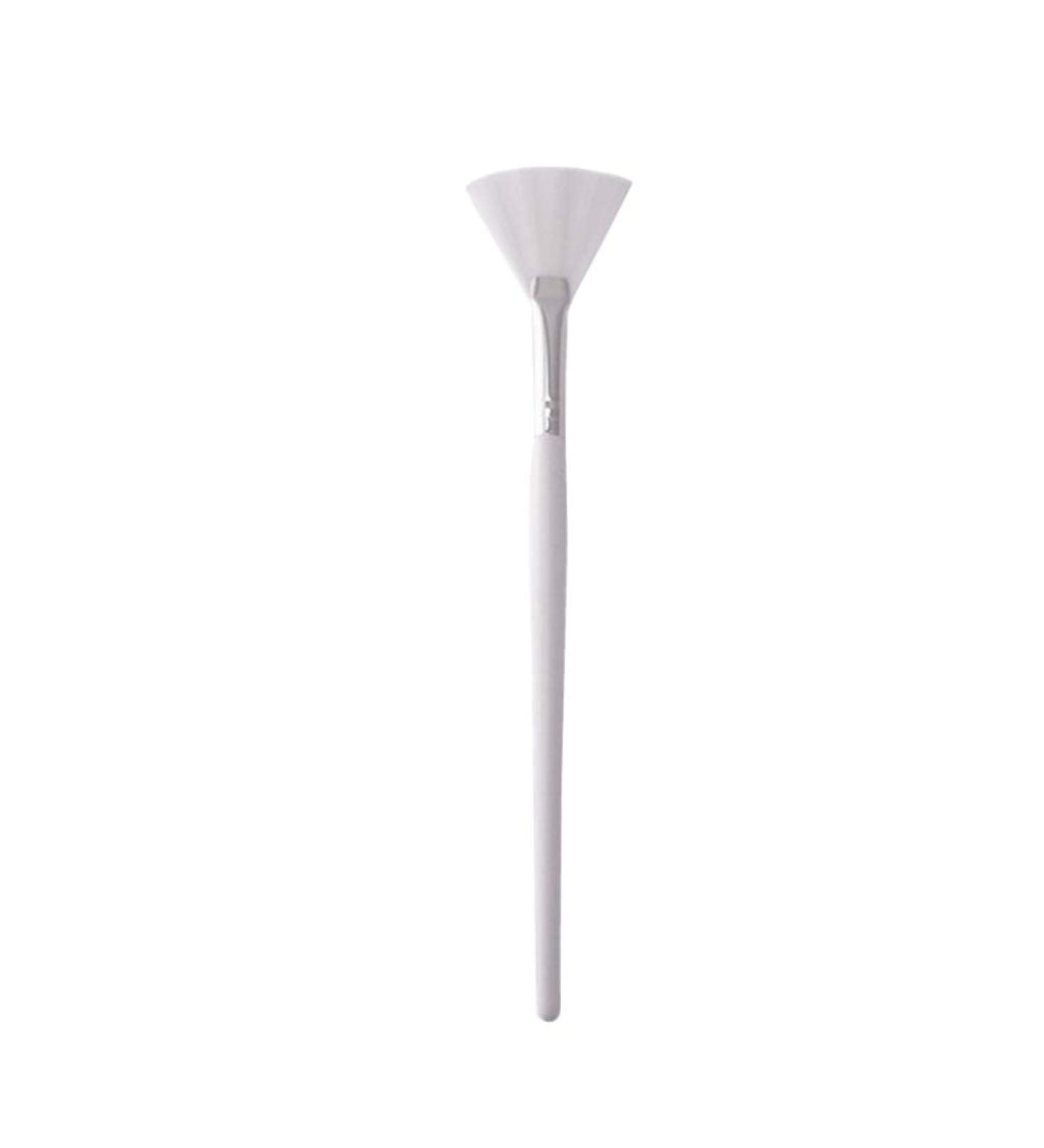 Beaupretty Fan-Shaped Facial Brush | DIY Makeup Brush with Wooden Handle | Mink Essence Cosmetics - Buy Online on GoSupps.com