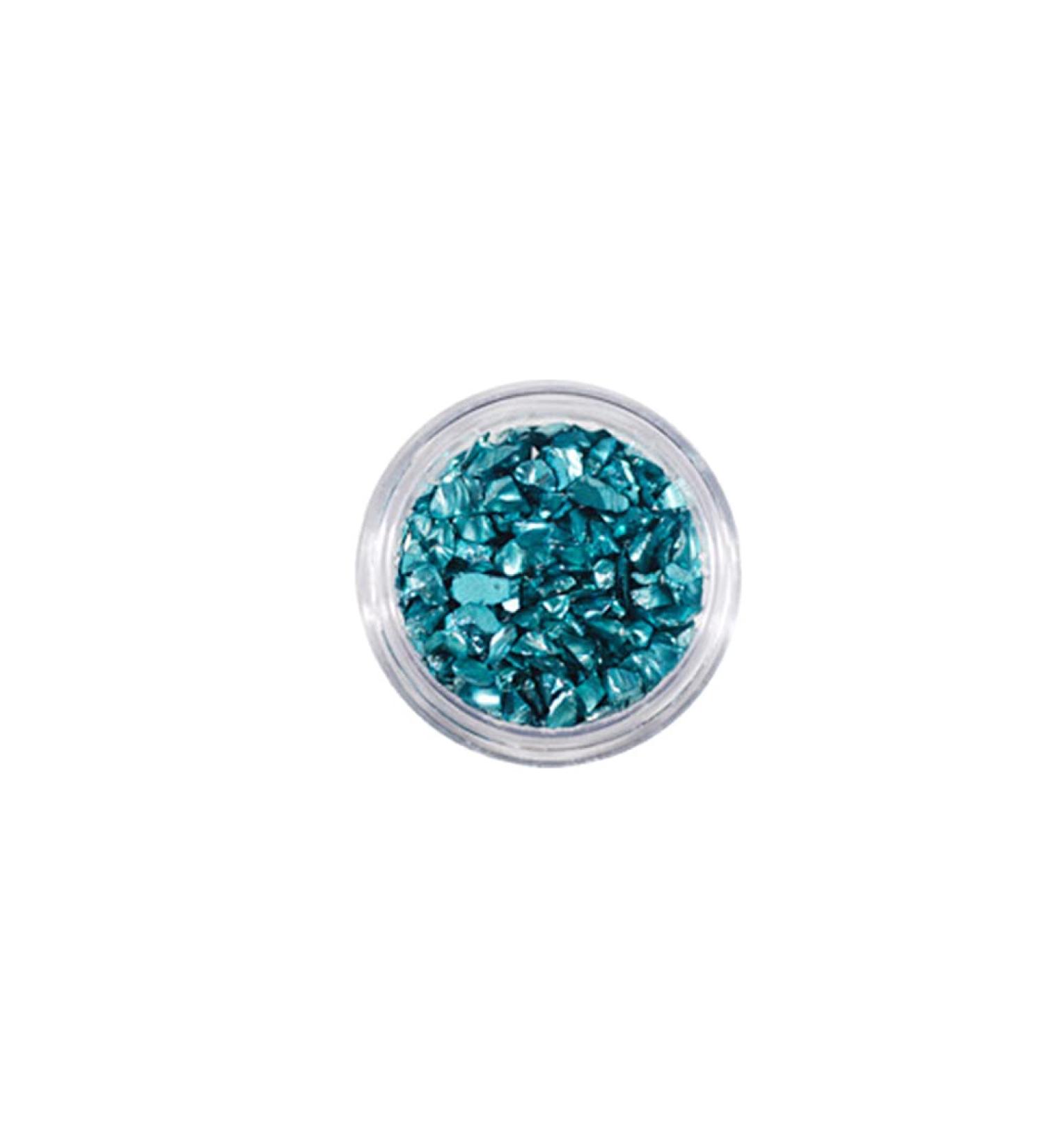 dijiusidy Nail Art Crushed Glass Stones Irregular Glitter Crystal Fragment DIY Rhinestone Fillers Mobile Phone Jewelry Making Lake Blue - Buy Online on GoSupps.com