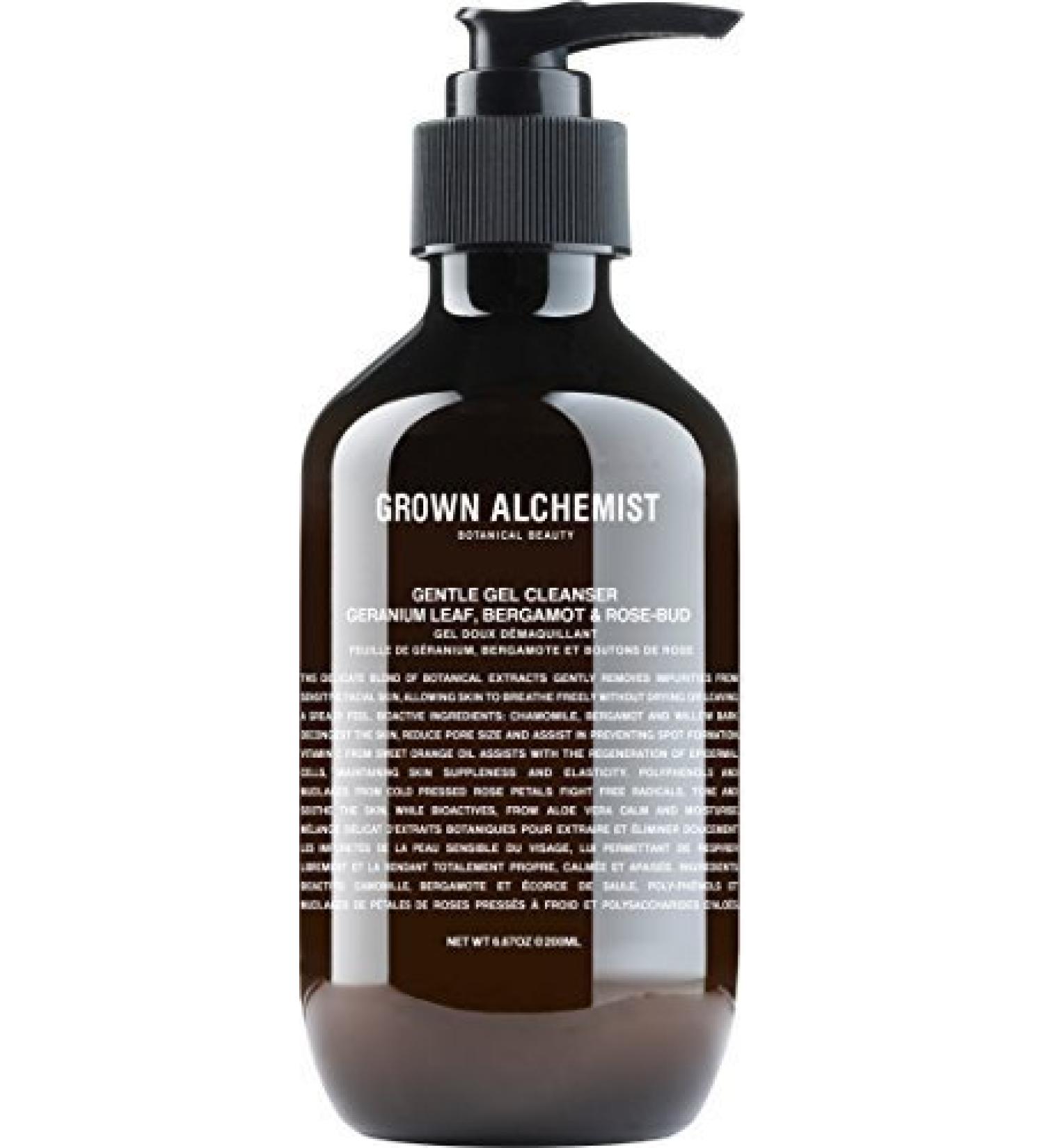 Grown Alchemist Gentle Gel Facial Cleanser - Geranium Leaf Bergamot & Rose-Bud 200ml by Grown Alchemist