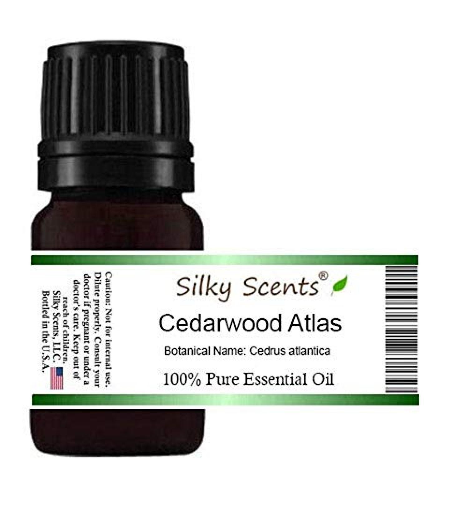 Cedarwood Atlas Essential Oil (Cedrus atlantica - Atlantic Cedar - Moroccan Cedarwood) 100% Pure and Natural - 10 ML Cedarwood 10 ML