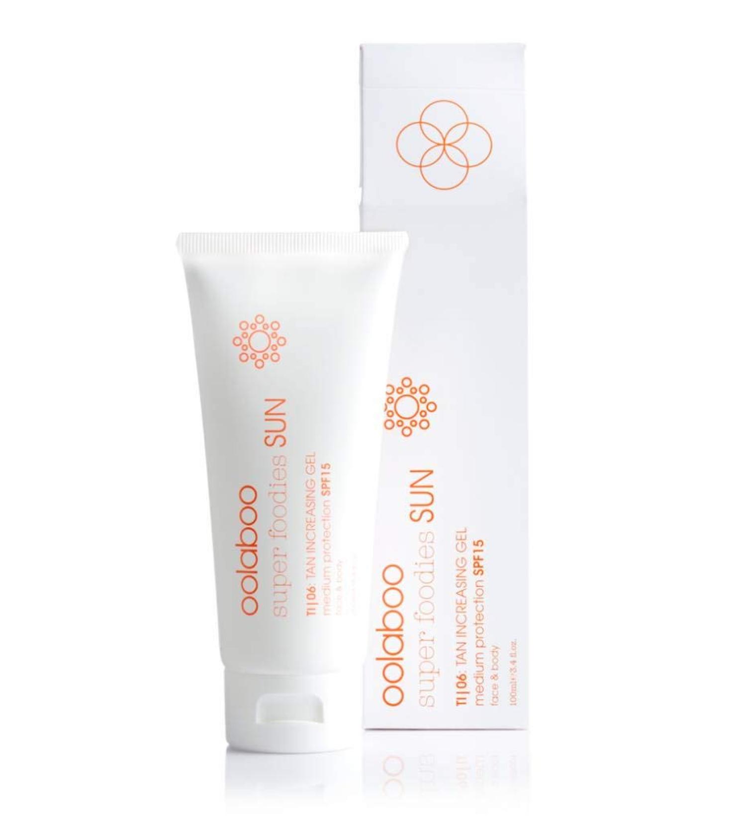 Oolaboo Super Foodies Sun Ti 06 Tan Increasing Gel Spf15 100ml