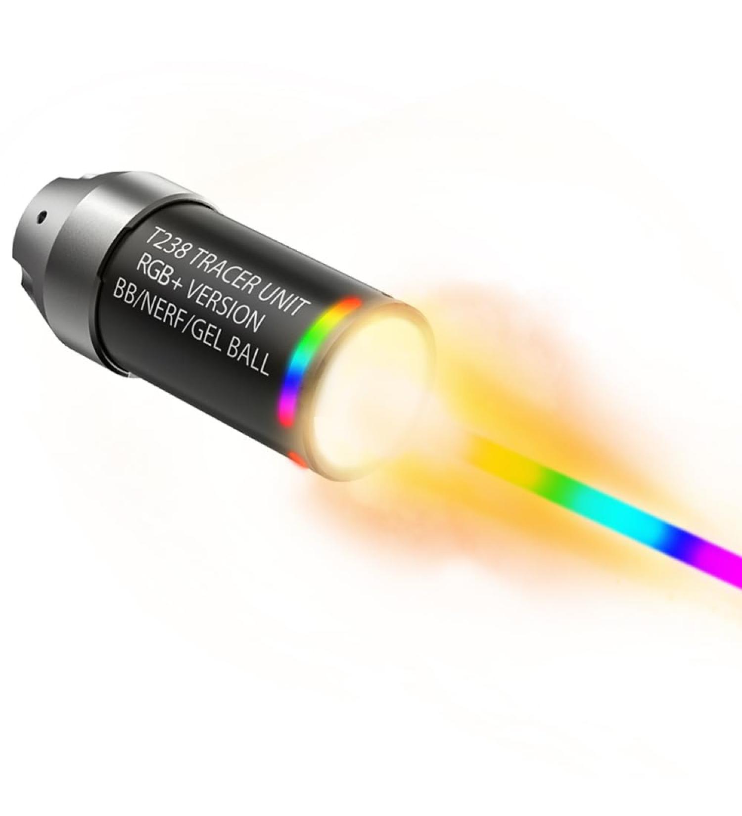 T238-RGB+ Airsoft Tracer Unit - Spitfire Tactical Tracer for Airsoft NERF & Gel Blasters - High Performance in Black - Buy Online on GoSupps.com