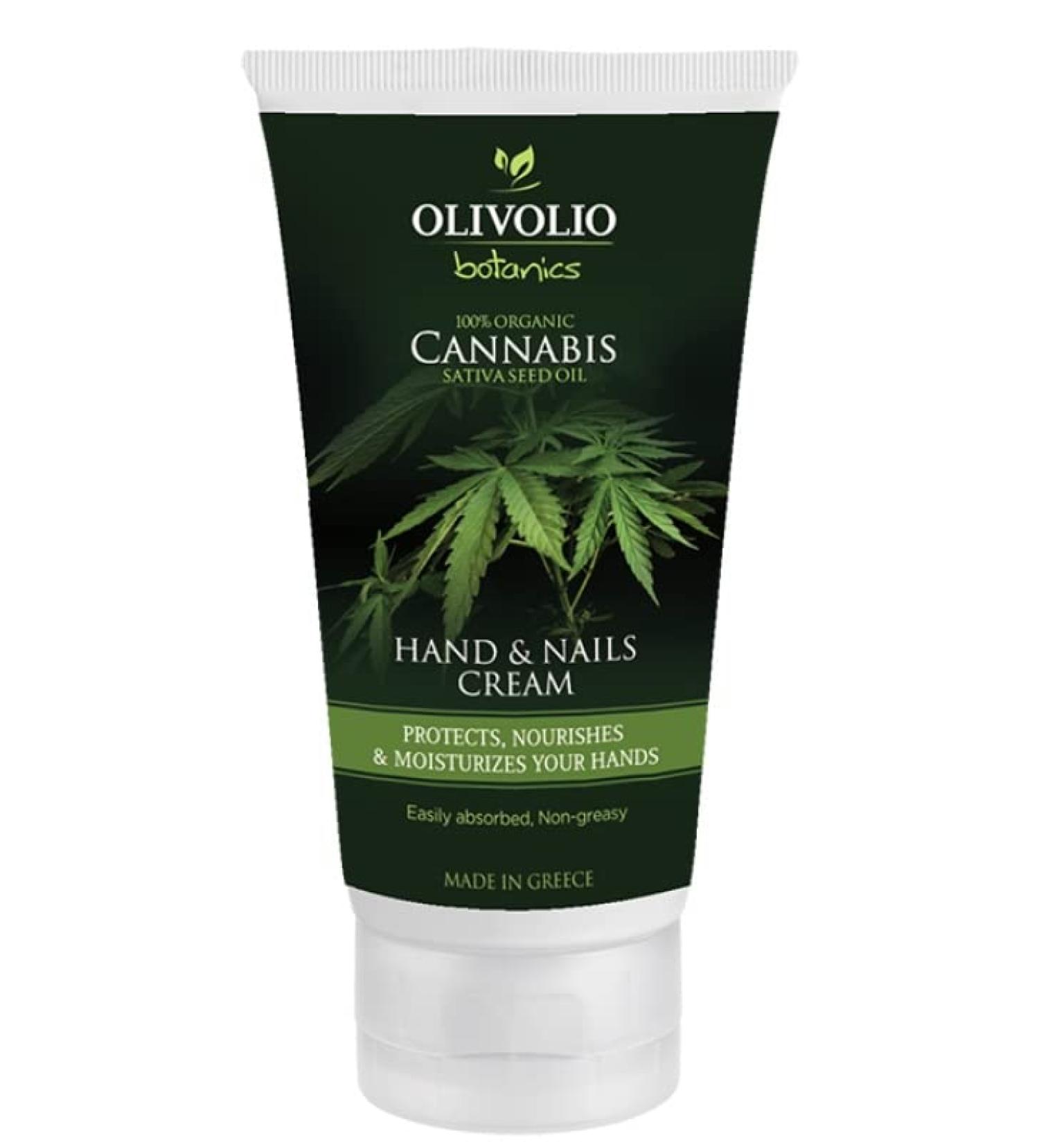 Olivolio Botanics Hand Cream with 95% natural ingredients and 100% organic hemp oil - 150 ml