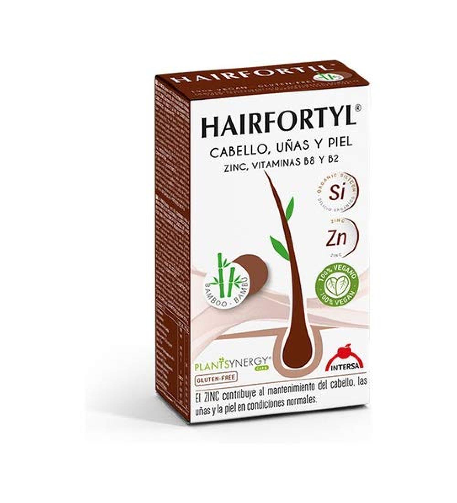 INTERSA HAIRFORTYL 60cap. compl ment complet propos en g lules pratiques prendre r guli rement selon la dose conseill e bo te de 60 g lules et convient ceux qui privil gient des produits effi