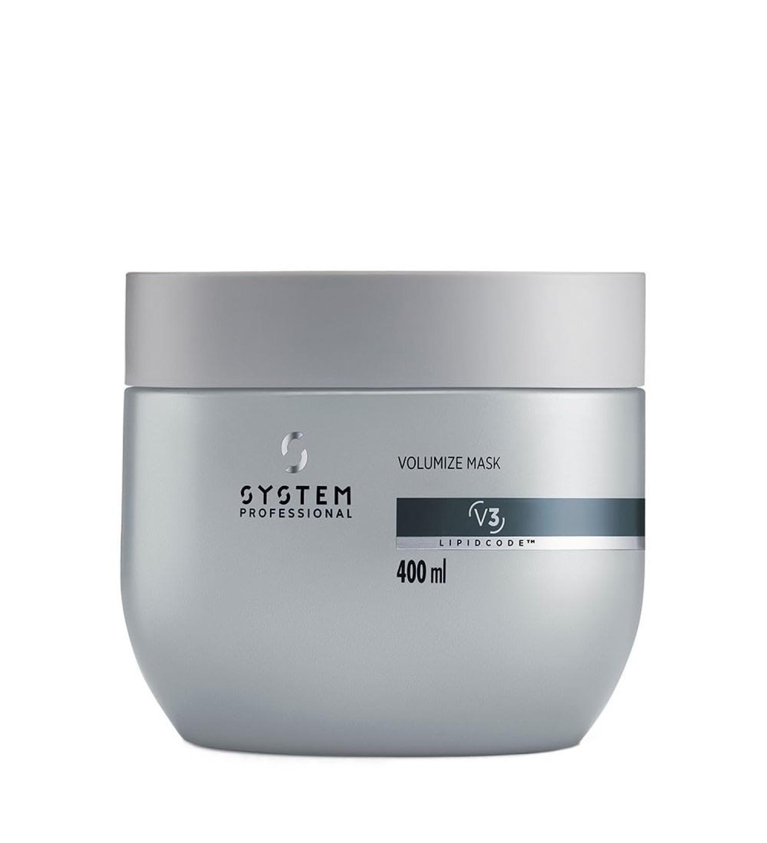 System Professional Volumize Mask V3 400ml - Intense Volume & Hair Care for All Hair Types - International Shipping Available - Buy Online on GoSupps.com