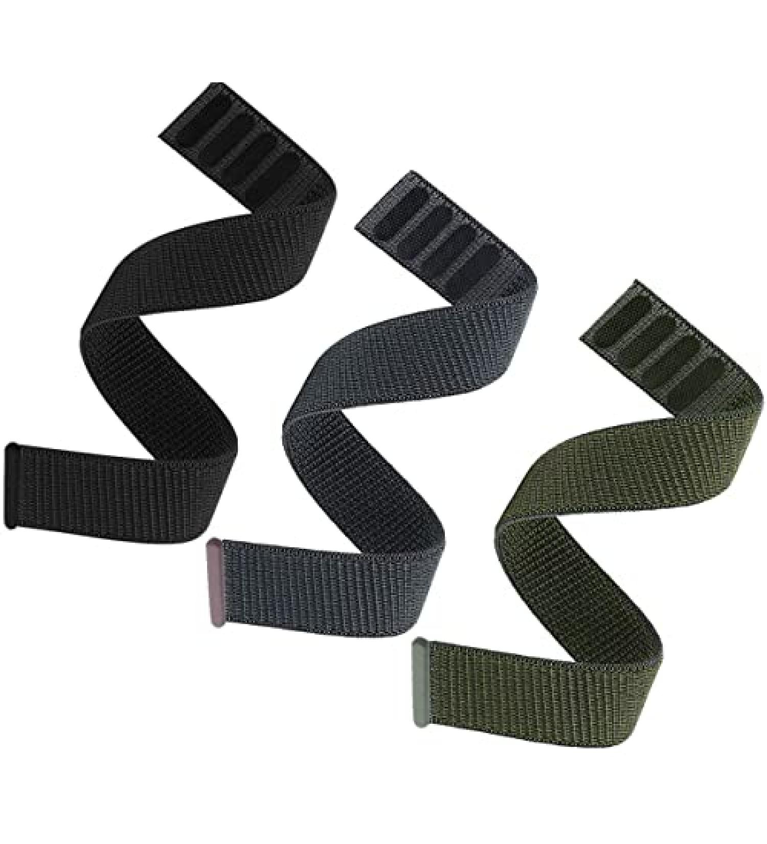 Olytop Fenix 7X / Fenix 6X / Fenix 5X Watch Bands  26mm Hook & Loop Quick Dry Nylon Ultralight Sport Wristband Strap for Garmin Fenix 6X Pro/Sapphire Fenix 5X Plus Enduro Smartwatch Black+Green+Grey - Buy Online on GoSupps.com