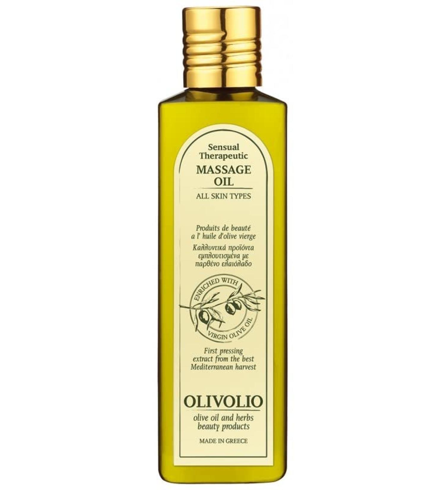 Olivolio massage oil with 100% organic olive oil & 99% natural ingredients - 250 ml