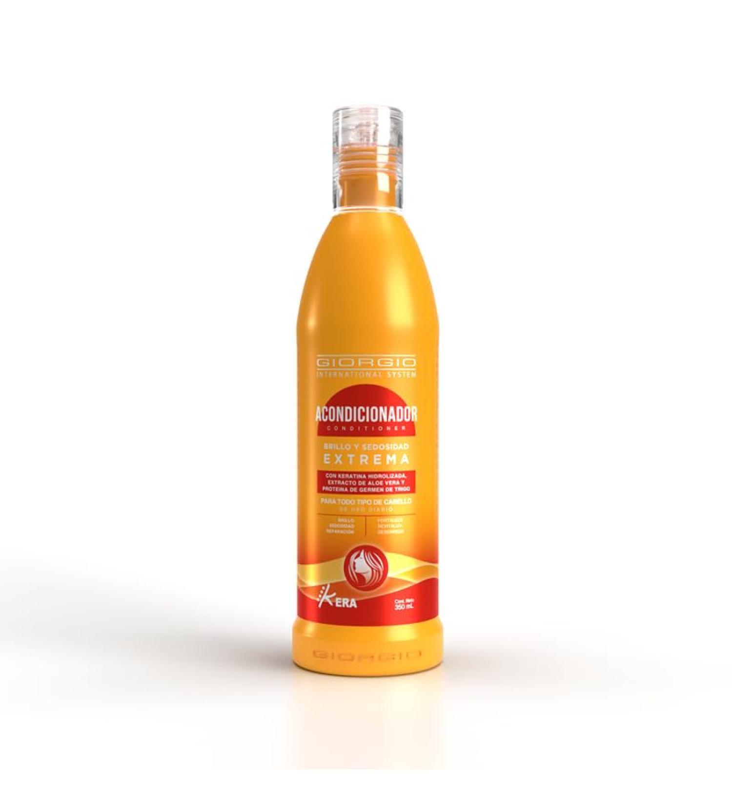 Conditioner Kera All type of Hair | Acondicionador Permite Nivelar Cargas Cabello Colombia(11.8oz 350ml) Orange