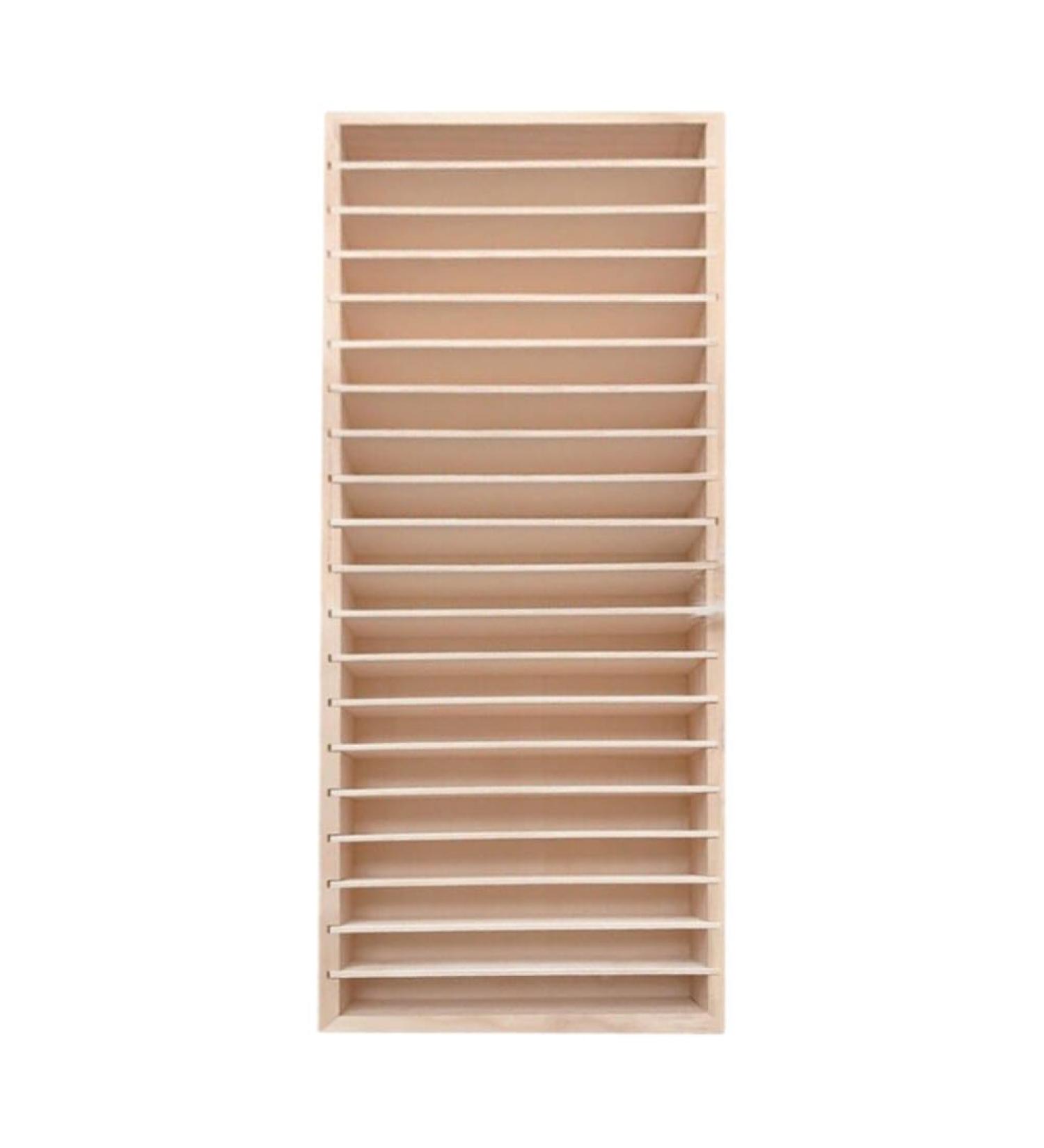 Lurrose Hair Tire Organizer | Standing Wooden Headband Rack & Box Divider | International Shipping Available - Buy Online on GoSupps.com