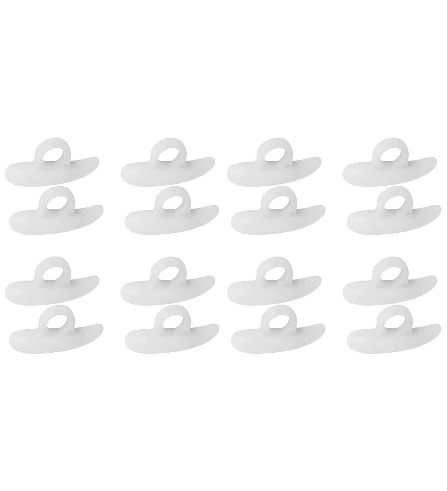 Silicone Gel Hammer Toe Straightener & Toe Separator - 8 Pairs for Foot Pain Relief & Bunion Protection - Buy Online on GoSupps.com