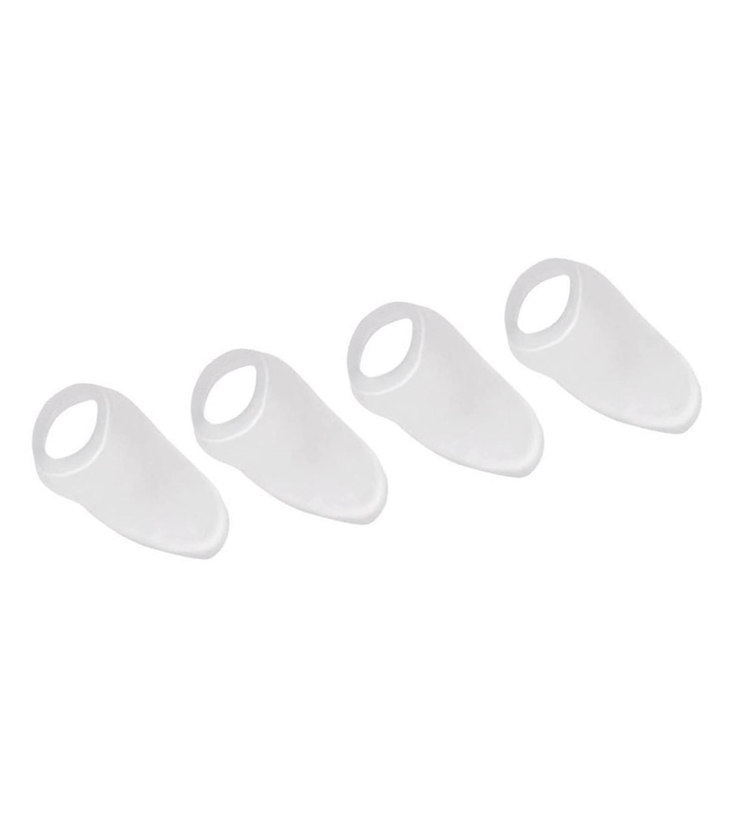 Gel Big Toe Bunion Guard 4 Pack - Transparent Hallux Bunion Relief One Size Fits All - International Shipping Available - Buy Online on GoSupps.com
