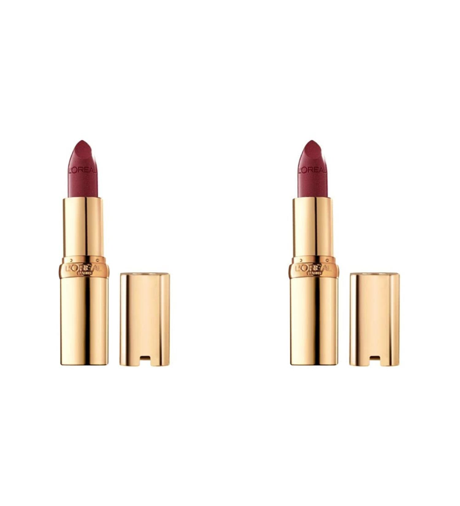 L'Oreal Paris Colour Riche Creamy Satin Lipstick 788 Golden Grape 2-Pack - Buy Online on GoSupps.com