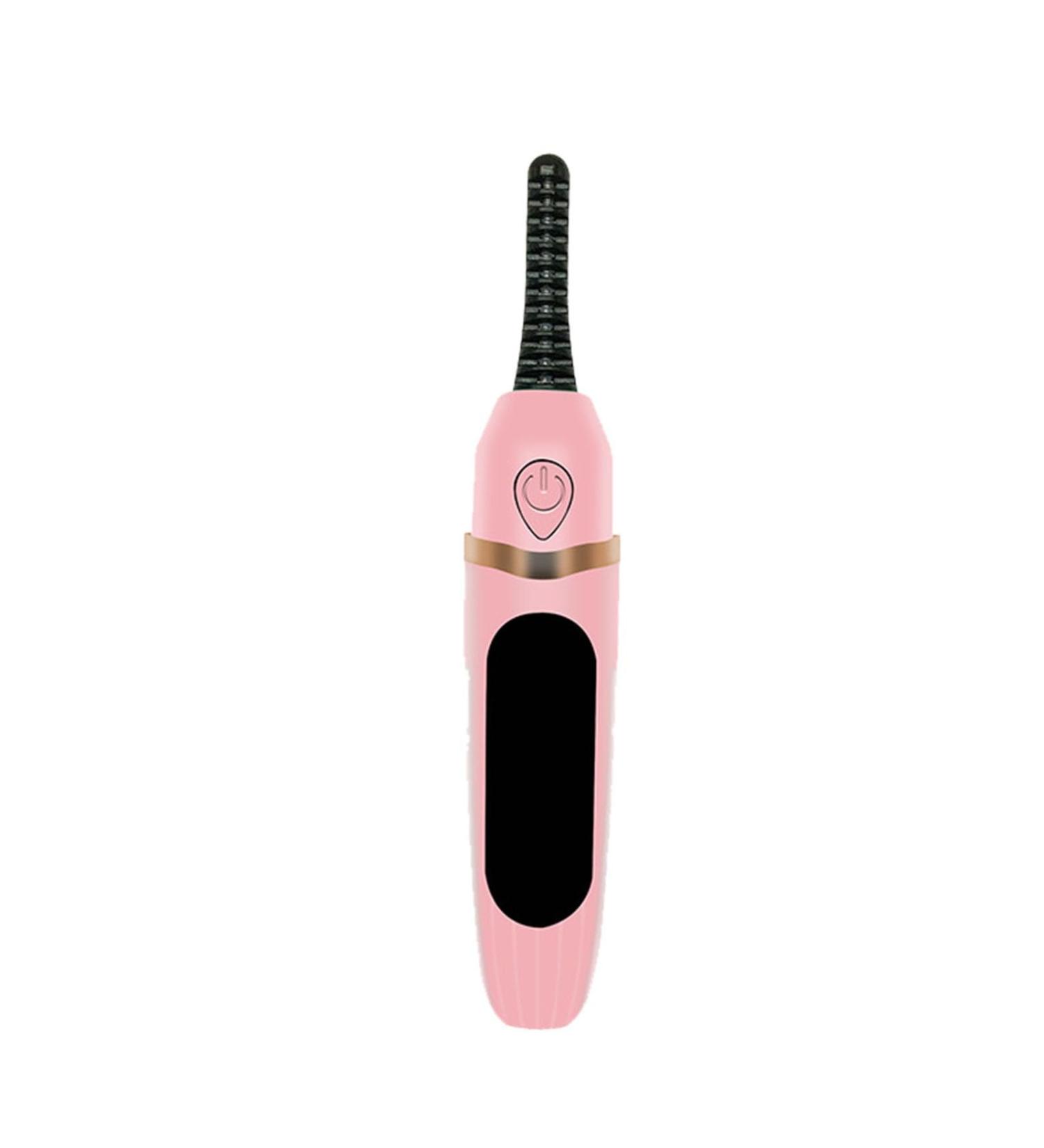 Heated Eyelash Curlers - Rechargeable Electric Lash Curler with Comb & LED Display | Perfect Makeup Tool & Gift for Women (Pink - Buy Online on GoSupps.com