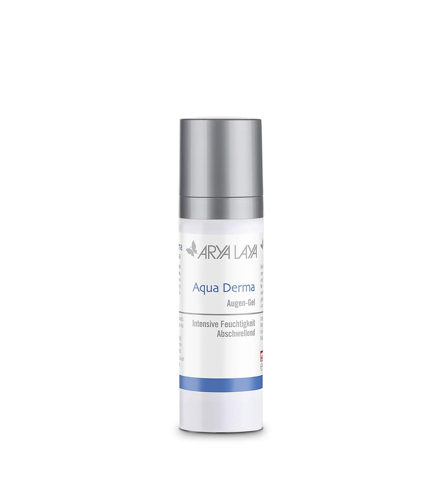 Arya Laya Aqua Derma Eye Gel 30ml | Hyaluron Eye Care Gel for Dark Circles Vegan & Moisturizing - Buy Online on GoSupps.com