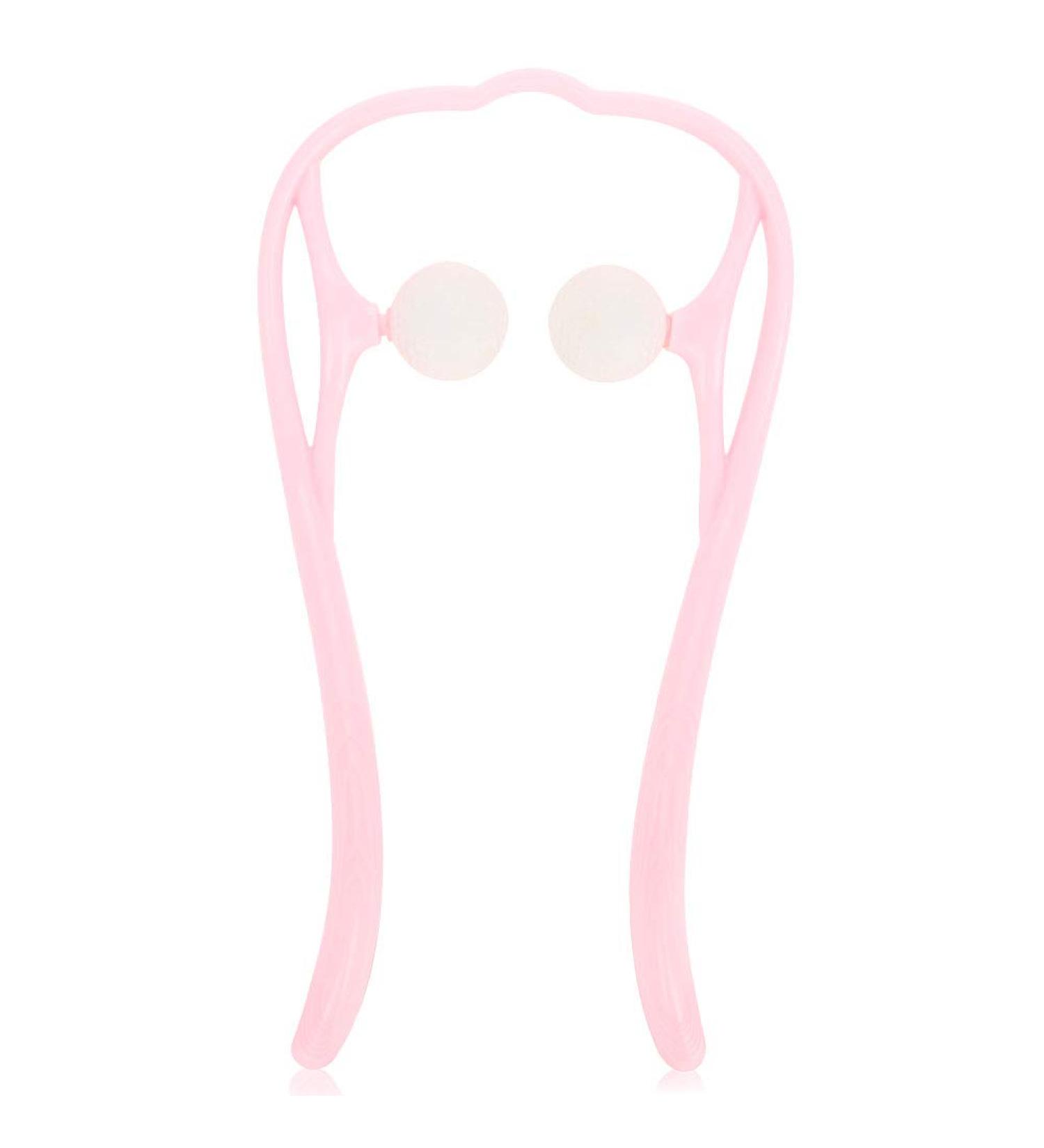 Natudeco Swan Shape Neck Massage Roller Ball - Lightweight Self-Massage Device for Pain Relief & Deep Tissue Care (Pink) - Shop Internationally - Buy Online on GoSupps.com