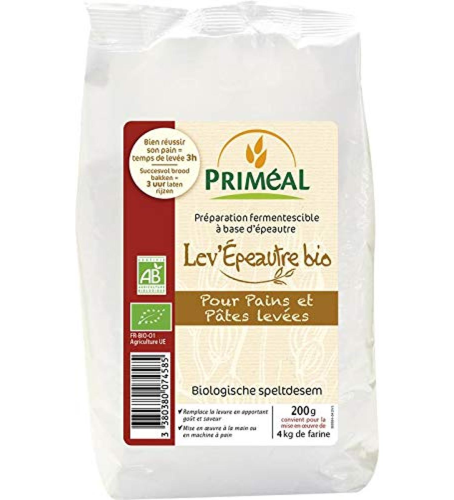 Priméal Lev' Organic Spelt Baker's Yeast 200 g