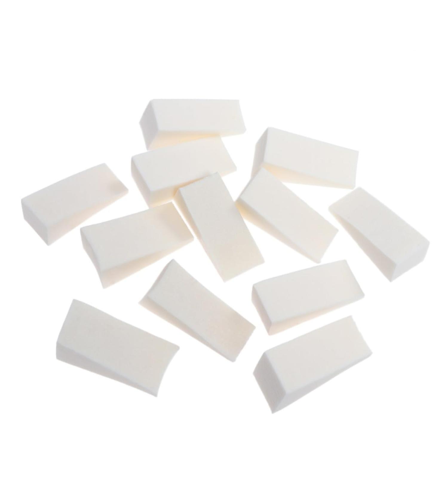 12pcs Color Fade Nail Sponge Puff - Gradient Nail Art Makeup Wedges for Manicure & Foundation | International Shipping - Buy Online on GoSupps.com