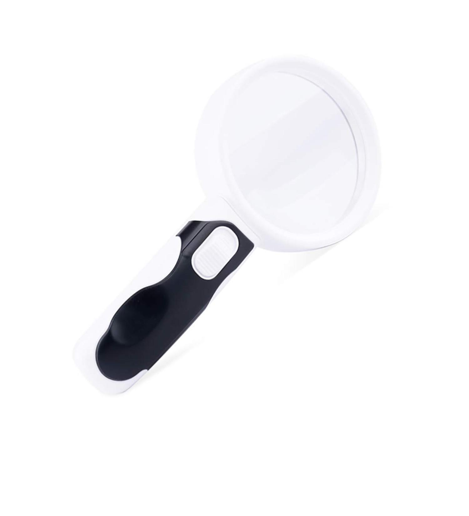 Glass Handheld HD 20 Times Magnification LED Light Source Suitable for Elderly Children to Read Easily Good Times - Buy Online on GoSupps.com