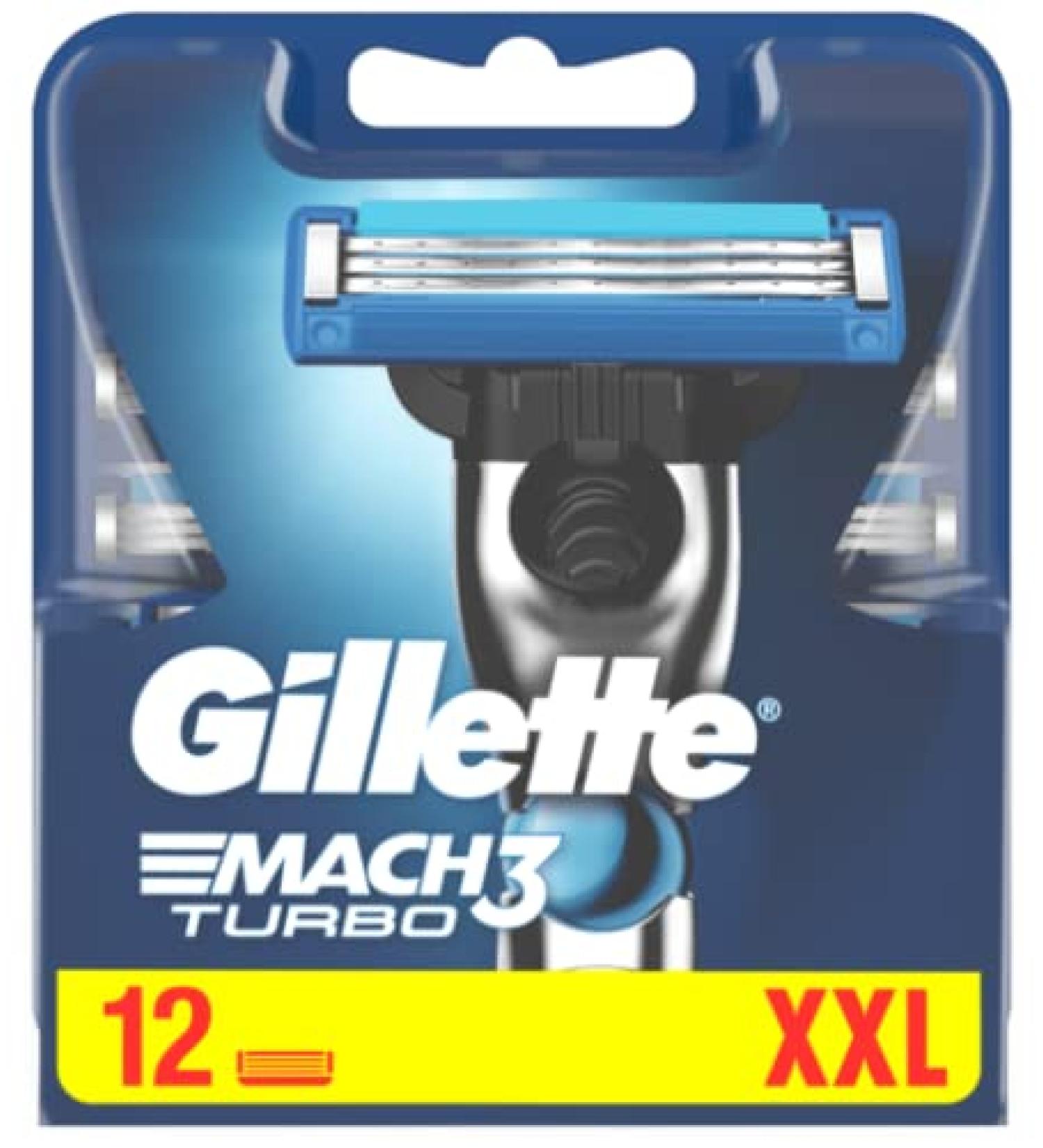 Gillette Rec Mach3 Turbo 12