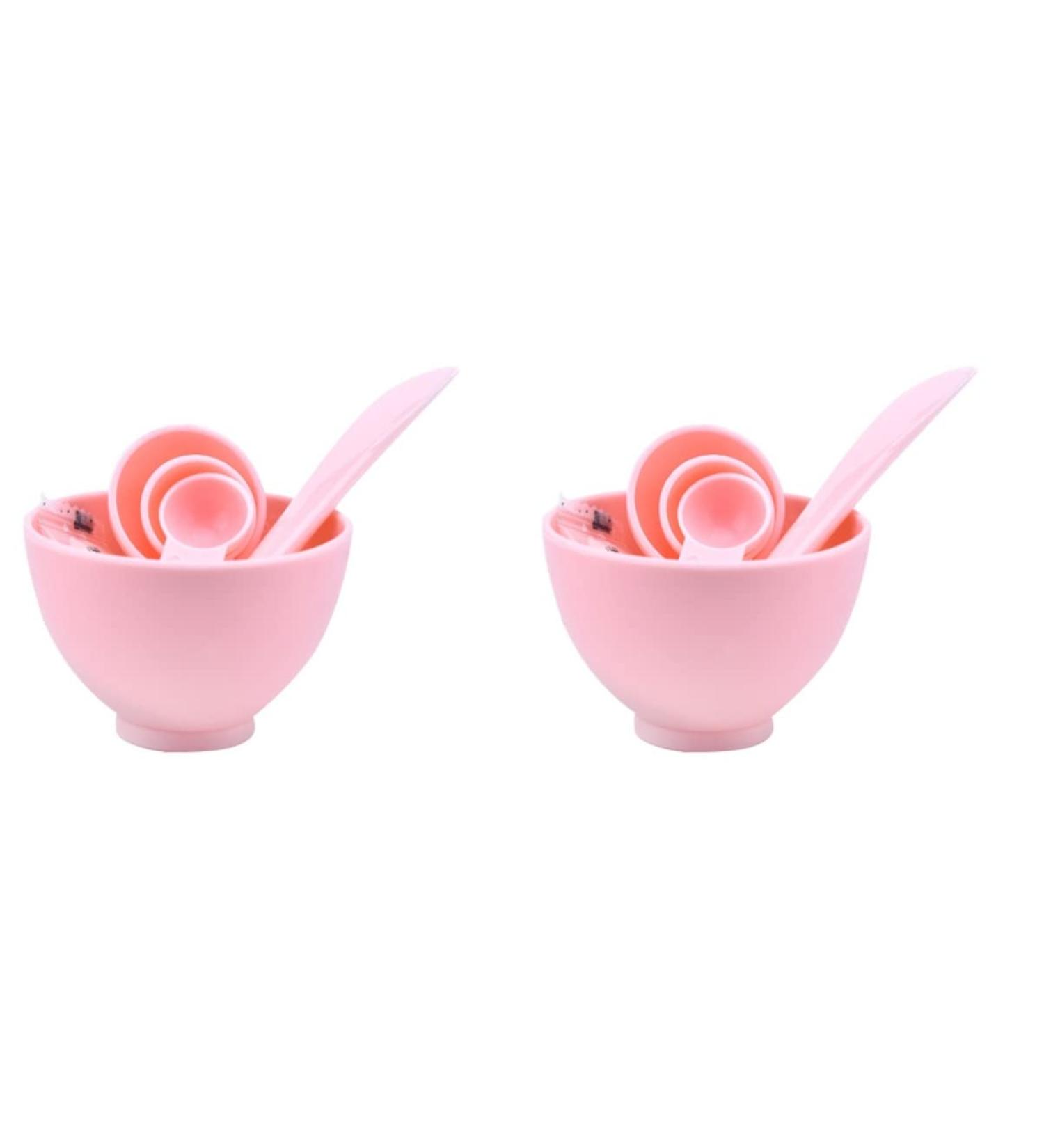 FRCOLOR Silicone Skin Care Kit - 2 Sets Facial Mask Mixing Bowl Applicator Brush & Spatula - Beauty Tools for DIY Skincare - Cosmetology Kit 5.5x8.3cm - Buy Online on GoSupps.com