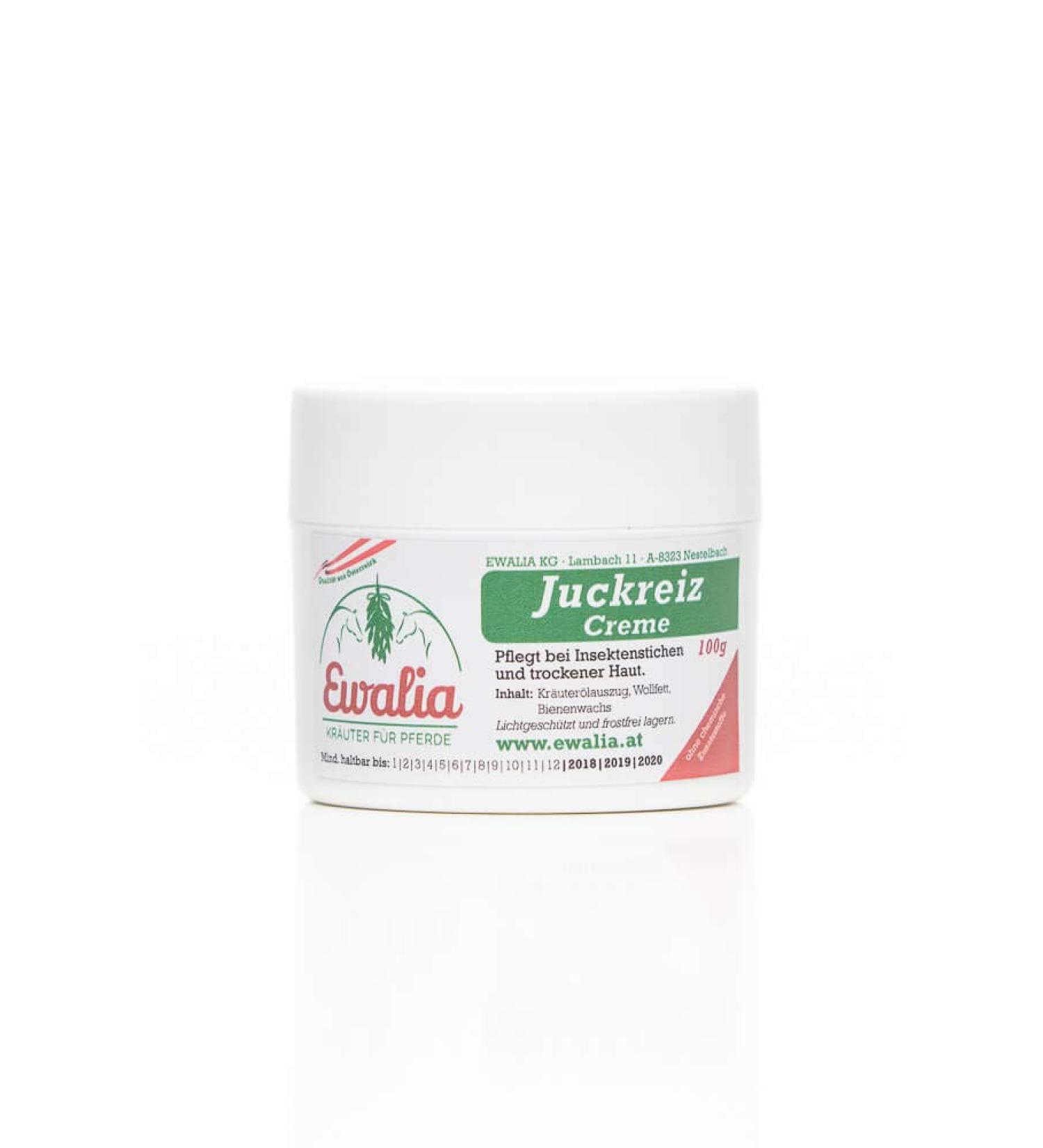 Ewalia New itching cream for horses - intensive skin calming & natural regeneration with veterinarians developed 100% pure nature free of additives certified ingredients - 100ml