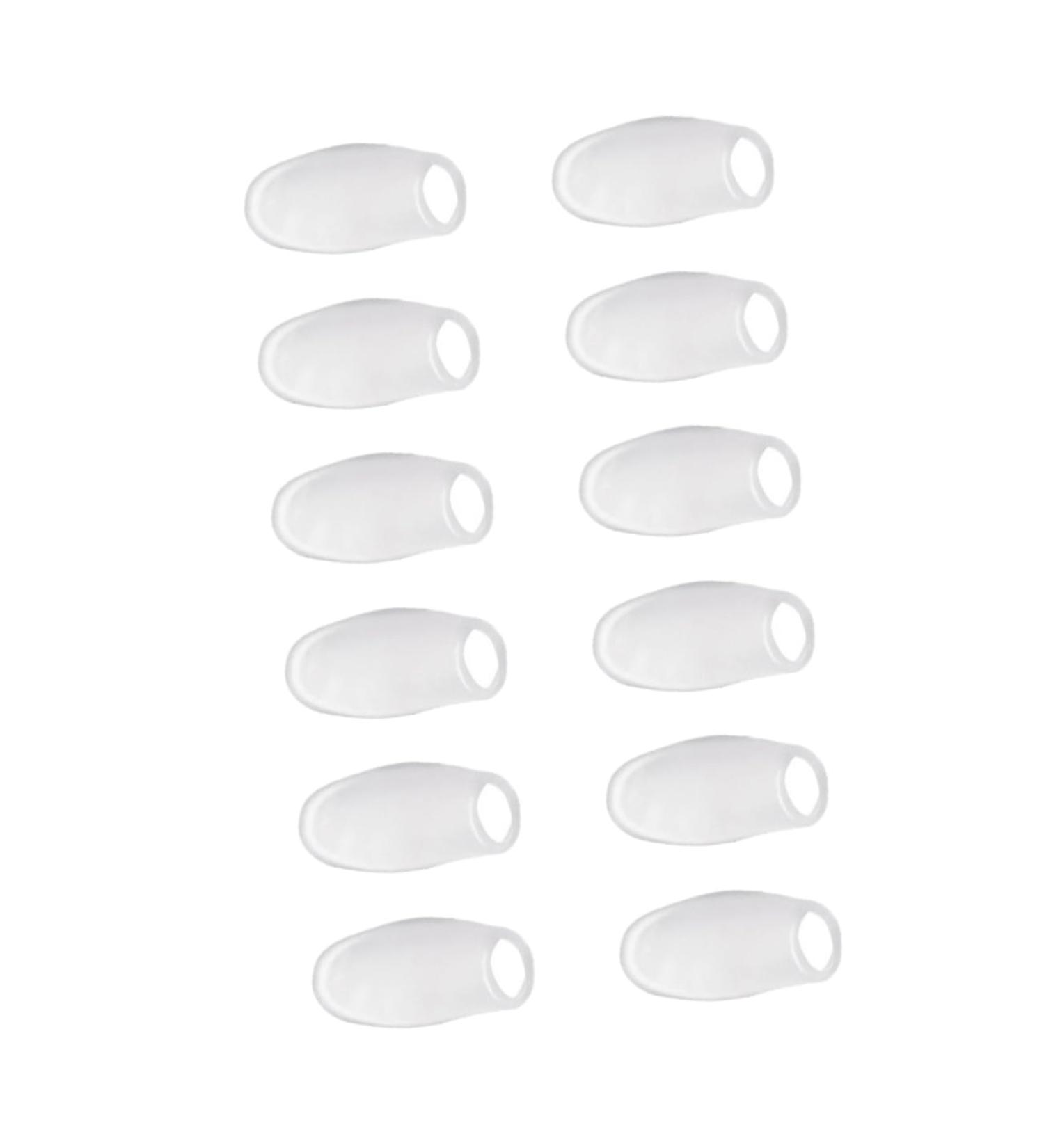 Healvian Silicone Gel Toe Separators for Runners - 6 Pairs Foot Separator Sleeves for Corns, Hammer Toes, and Bunions - Buy Online on GoSupps.com