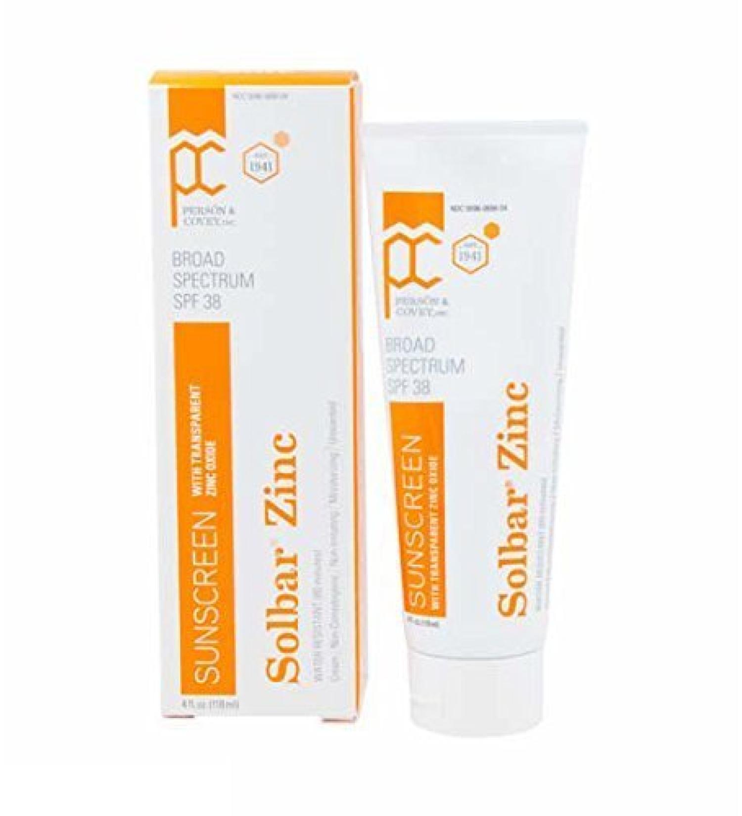 Person Covey Solbar Zinc SPF 38 - Broad Spectrum Sunscreen - Buy Online on GoSupps.com