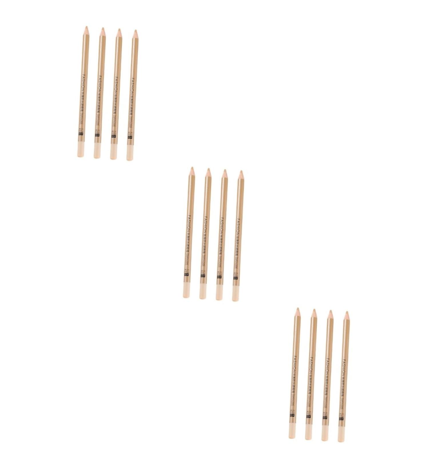 Healvian 12 Pcs Concealer Pen Concealer for Marks Women Makeup Supplies Concealer for Makeup Wooden White - Buy Online on GoSupps.com