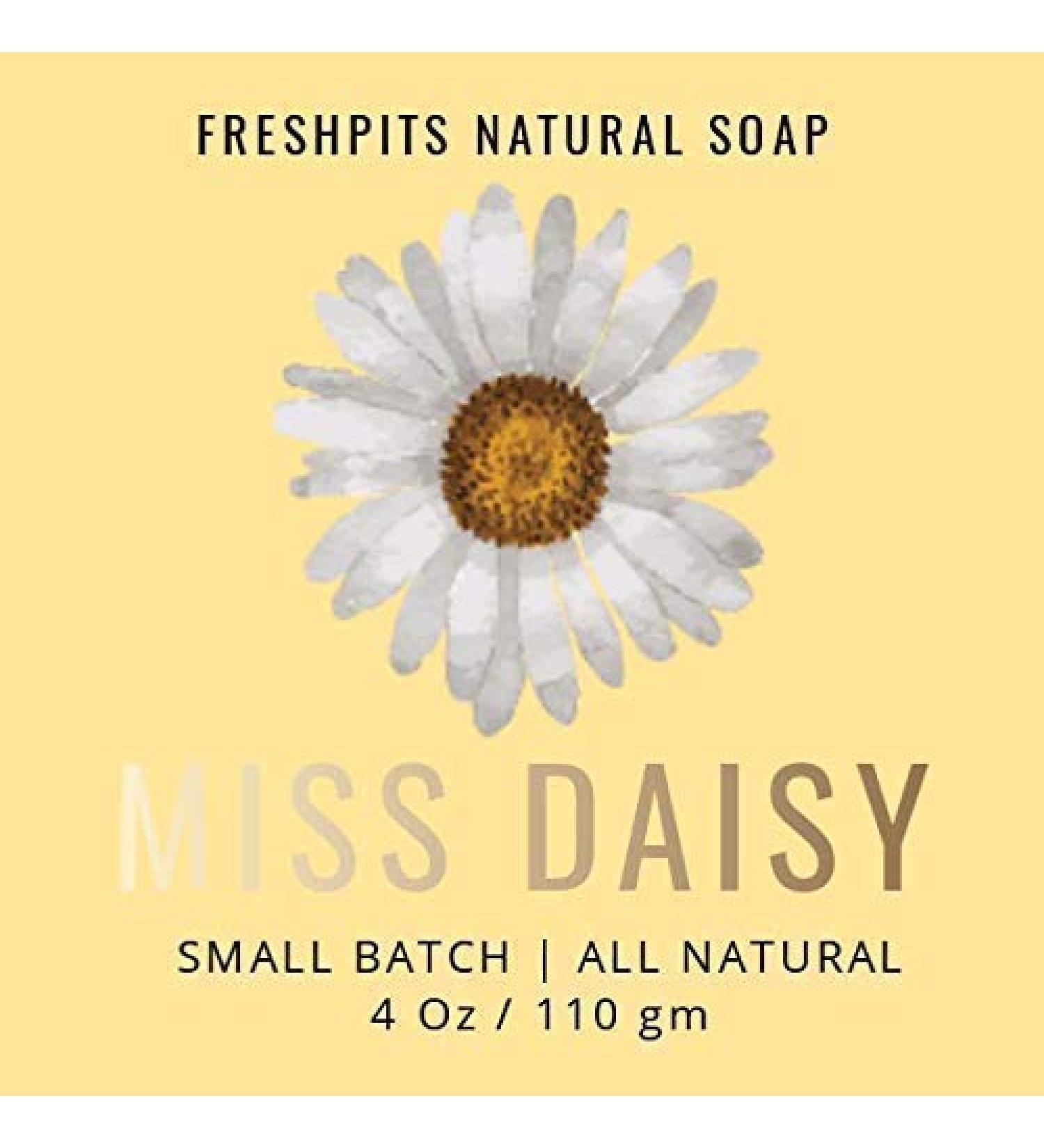 Miss Daisy Handmade Soap - Sulfate-Free Paraben-Free Non-GMO 4 Oz | International Shipping - Buy Online on GoSupps.com