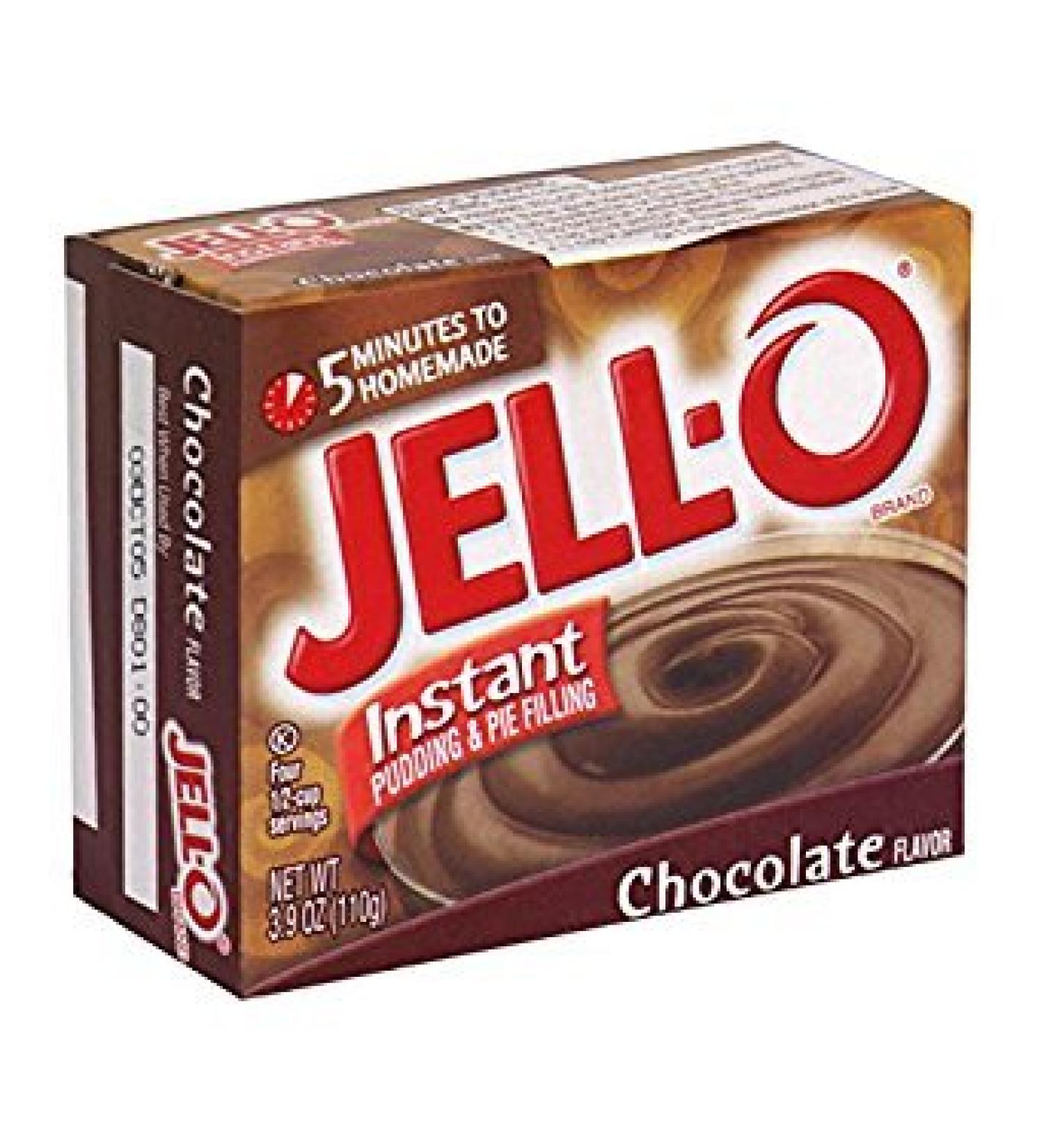 Jell-O Chocolate Pudding - Set of 2 Packets of 110 g
