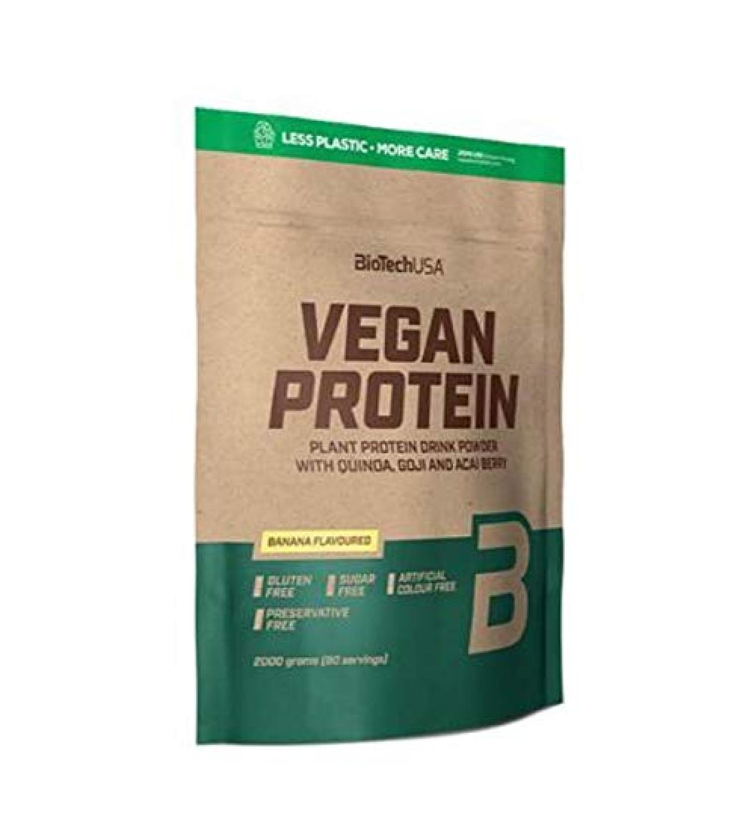 Biotech USA - Vegan Protein 2000g Bag Vanilla Cookie