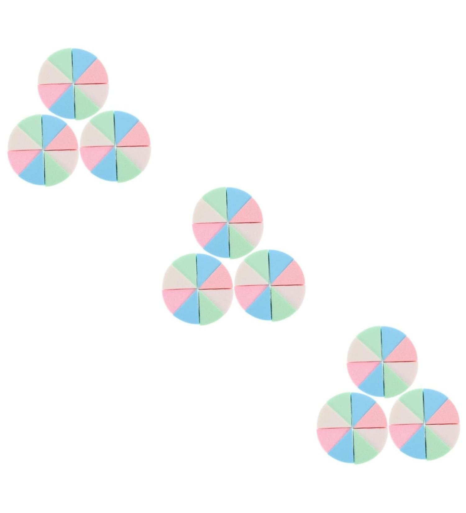 Beaupretty 9 Sets Triangular Sponge Puff Triangle Powder Puff Press Powder Puff Foundation Sponge Puff Powder Makeup Facial Sponges Face Tools Concealer Puff Cosmetics Girl Mix - Buy Online on GoSupps.com