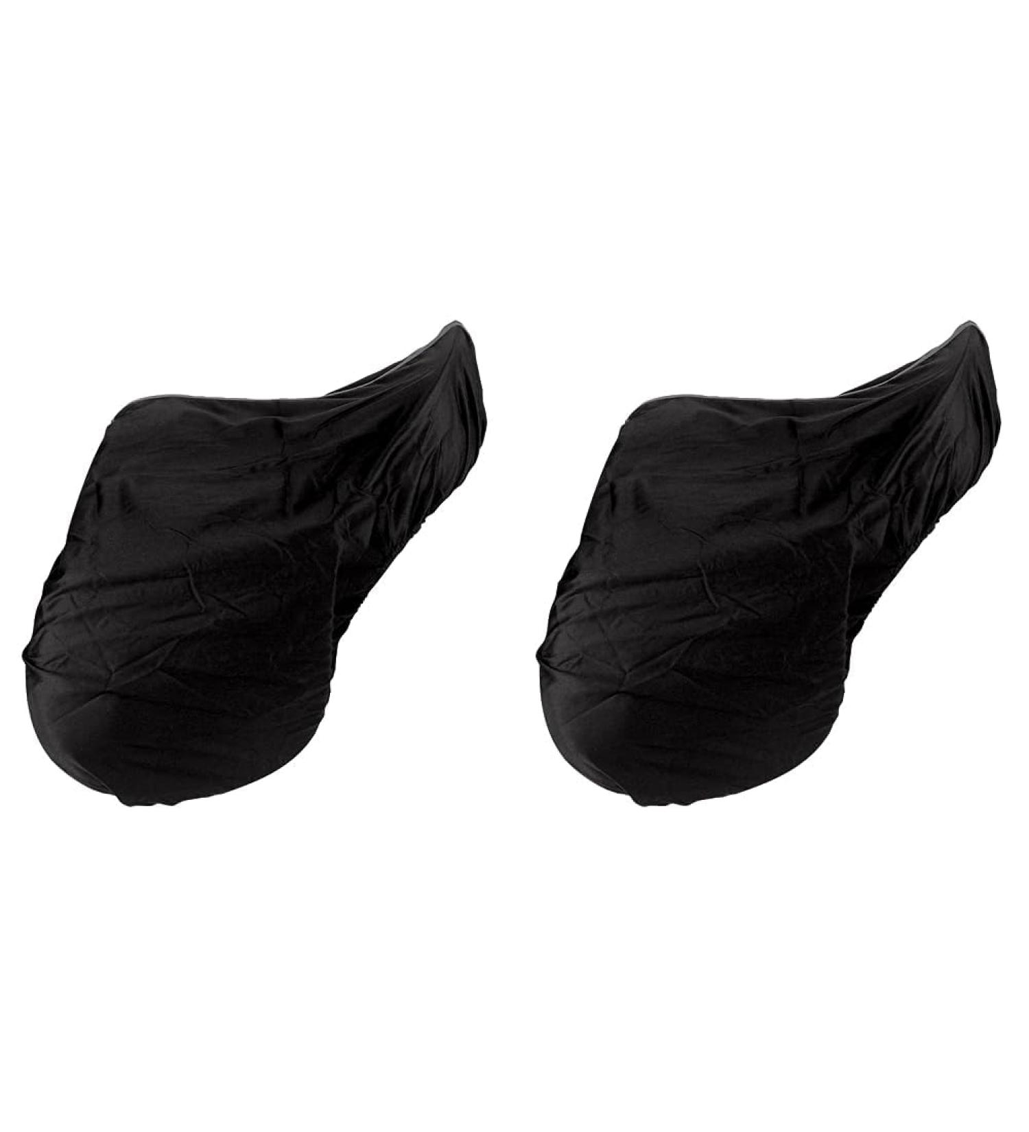Kerbl Saddle Cover Cotton Black Warmblood (Pack of 2)
