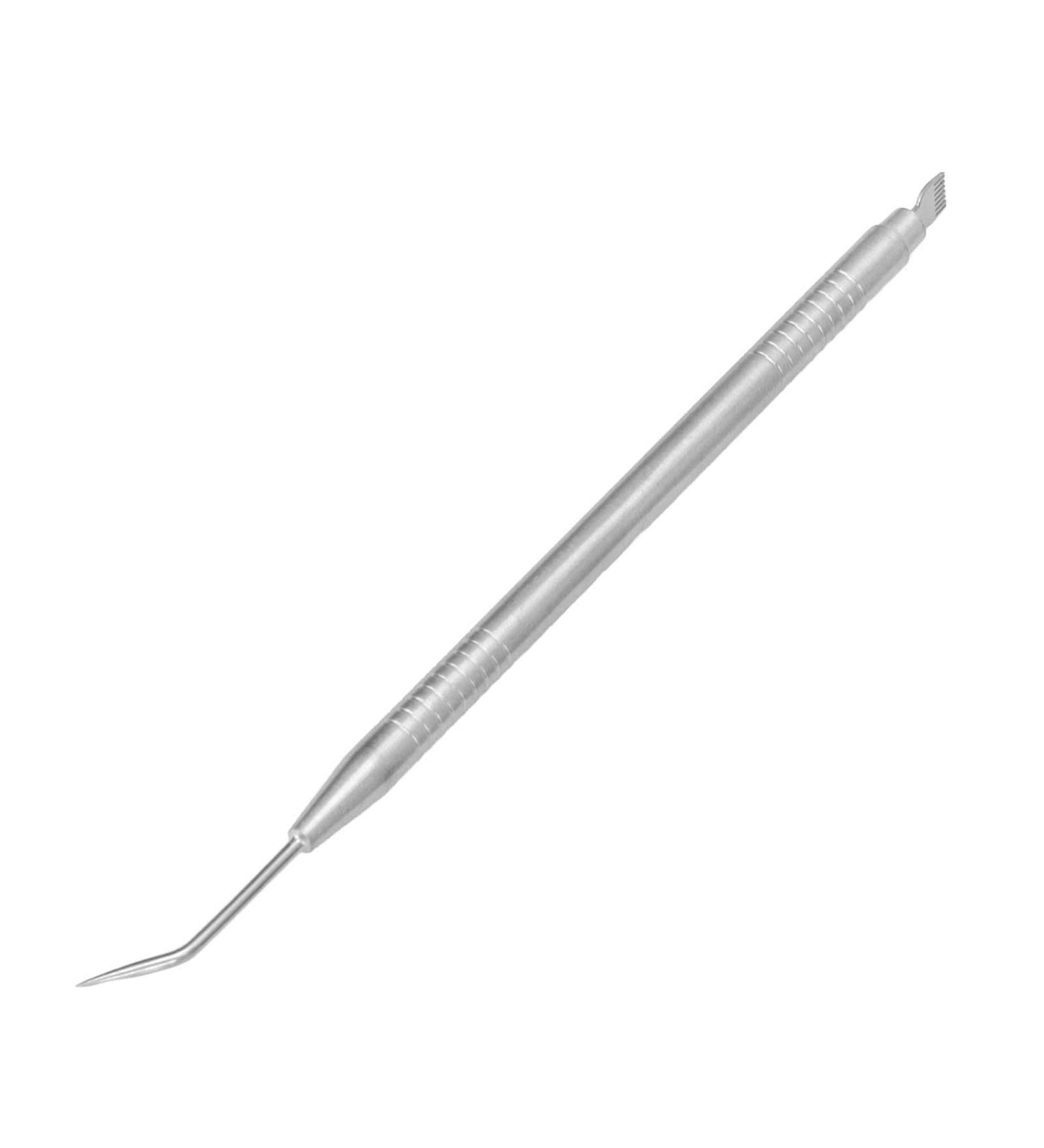 Qukaim Separator Eyelash Lift Tool Stainless Steel Eyebrow Eyelash Lifting Tool for Perming and Combing Silver - Buy Online on GoSupps.com
