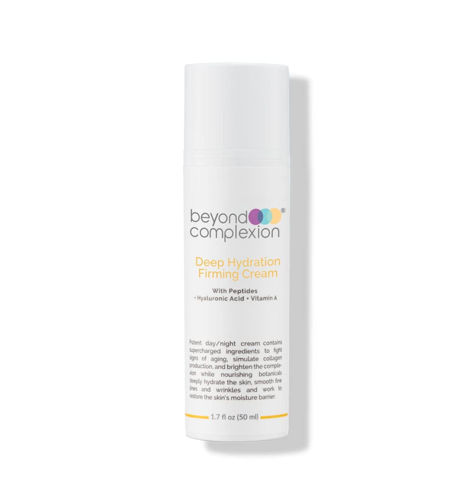 Deep Hydration Firming Cream with Peptides Hyaluronic Acid & Vitamin A | Anti-Aging Moisturizer for All Skin Types | International Shipping Available - Buy Online on GoSupps.com
