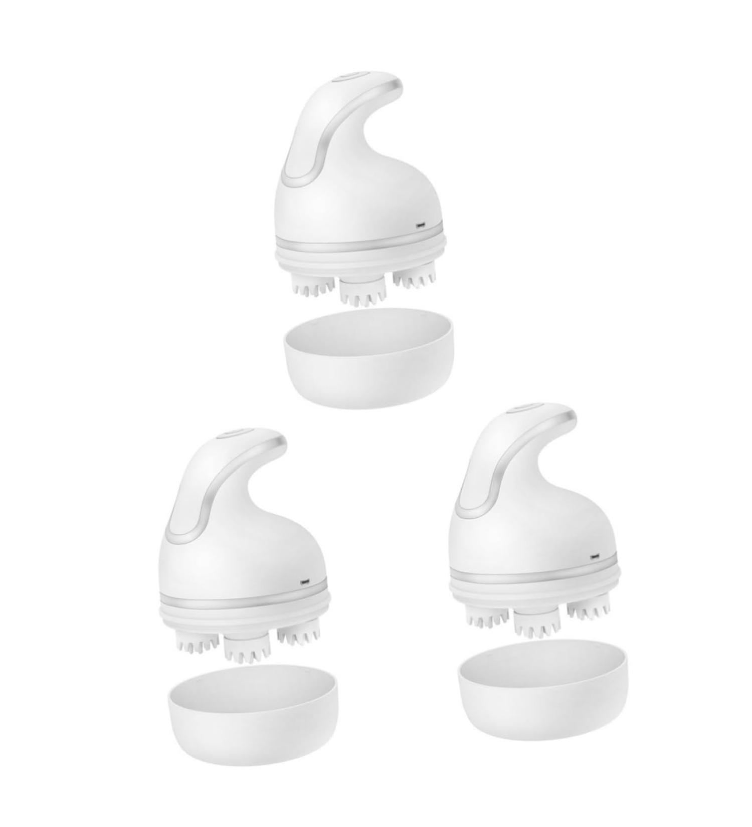Beavorty USB Charging Head Massage Device - 3-in-1 Electric Massage Brush for Head Scalp & Pet Care | International Shipping Available - Buy Online on GoSupps.com