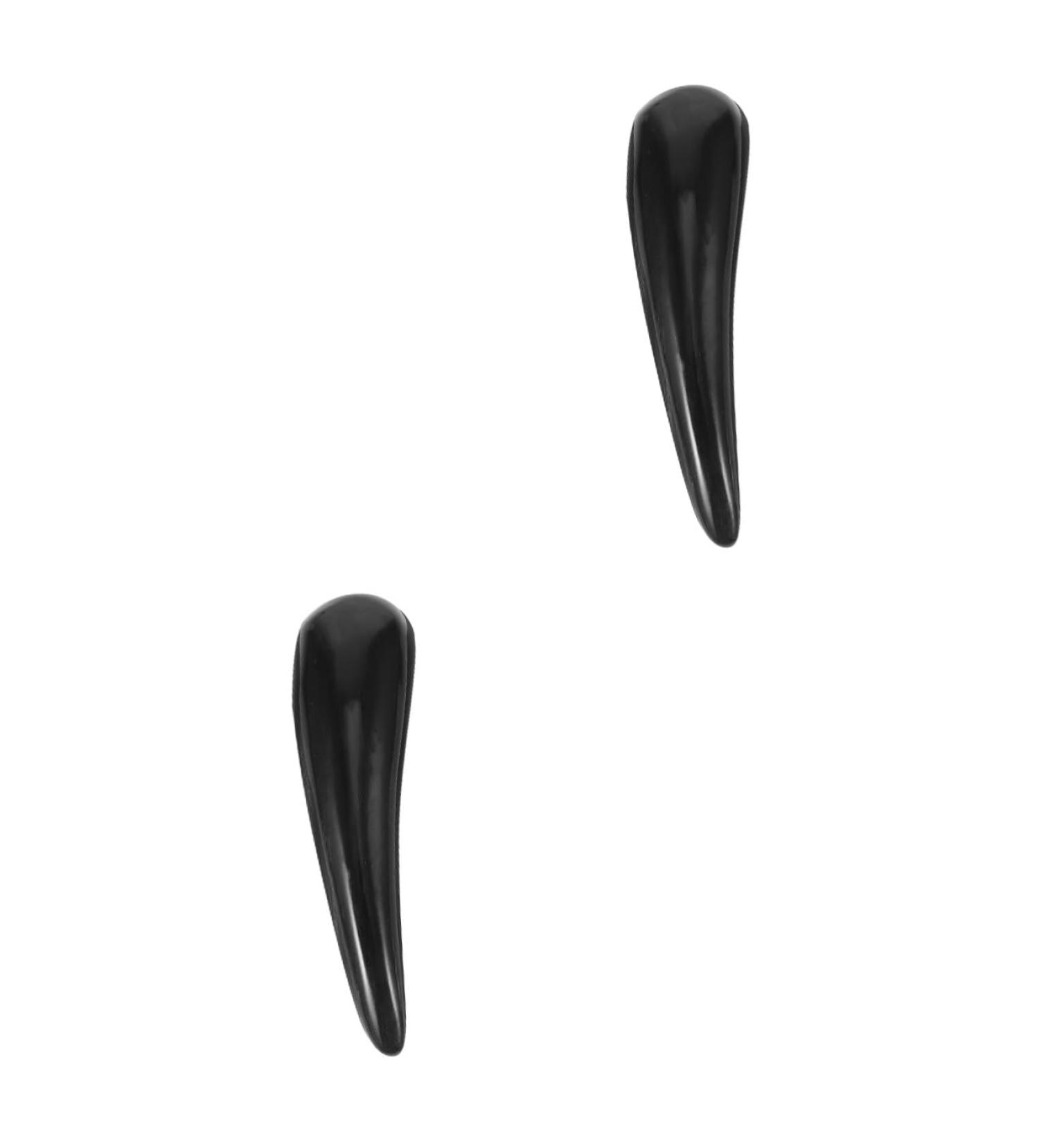 Tovinanna 2-in-1 Scratching Floor & Body Care Tool | Full Body Massage Gua Sha Scraper | Meridian Massage Device - Black (2pcs) - Buy Online on GoSupps.com