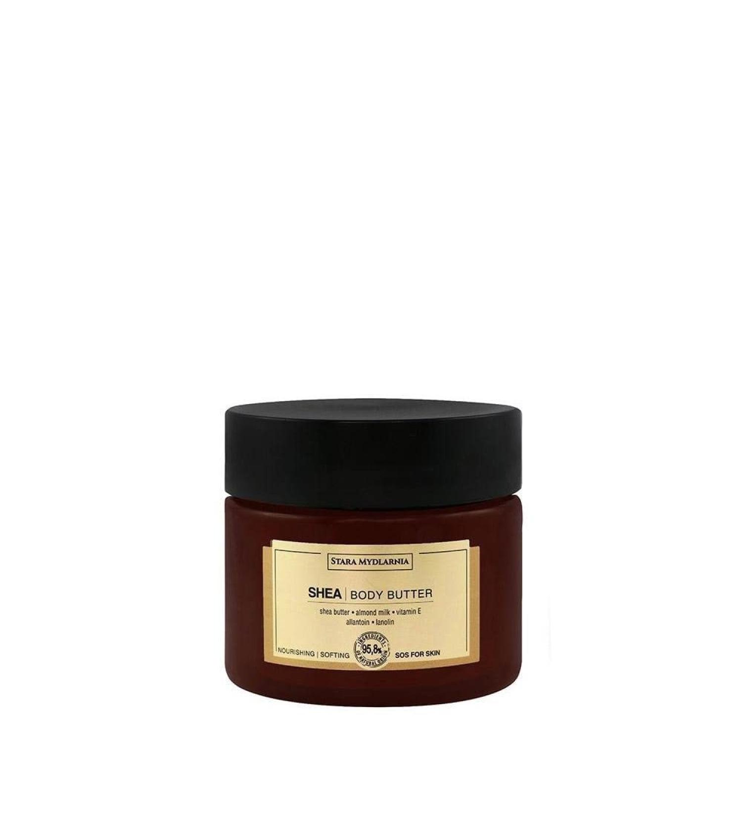 Stara Mydlarnia Lavender Body Butter - Moisturizing Body Care Naturally Adapted to Your Skin Nourishing Body Care Perfect for Skin - 300ml Jar (Shea Butter) - Buy Online on GoSupps.com